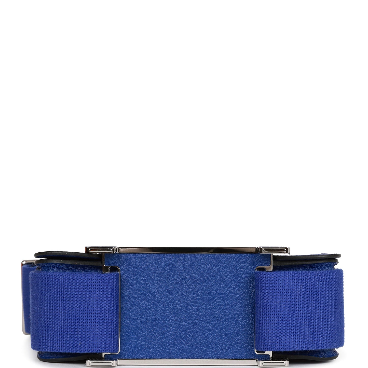 Luxury Hermes Geta Bleu Electric Chevre Palladium Hardware