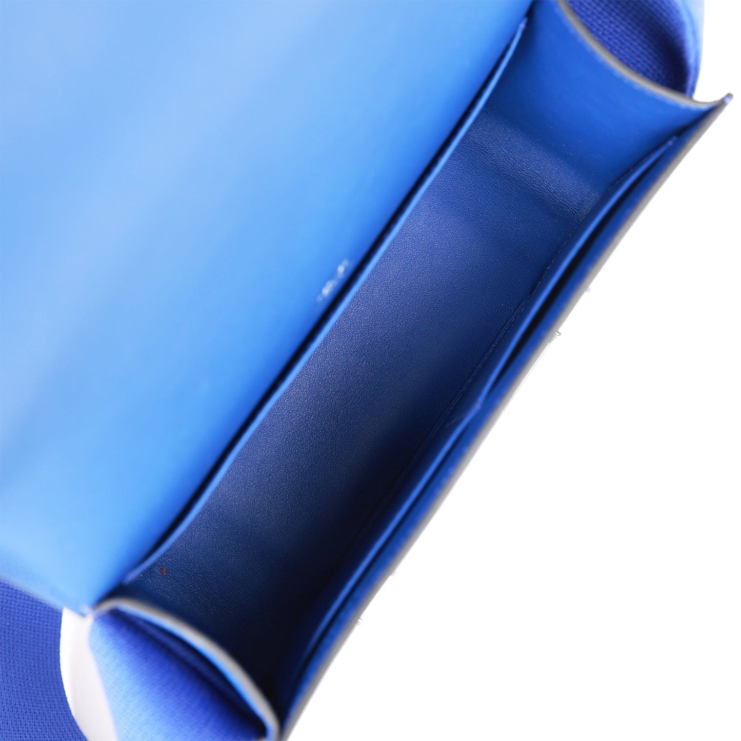 Luxury Hermes Geta Bleu Electric Chevre Palladium Hardware