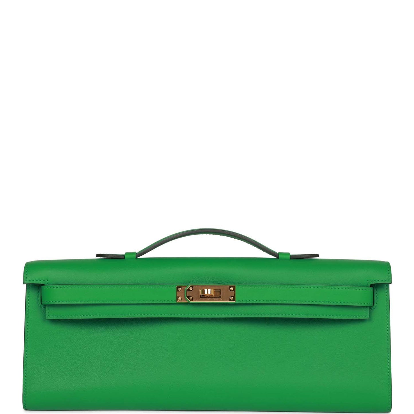 Luxury Hermes Kelly Cut Bambou Swift Gold Hardware