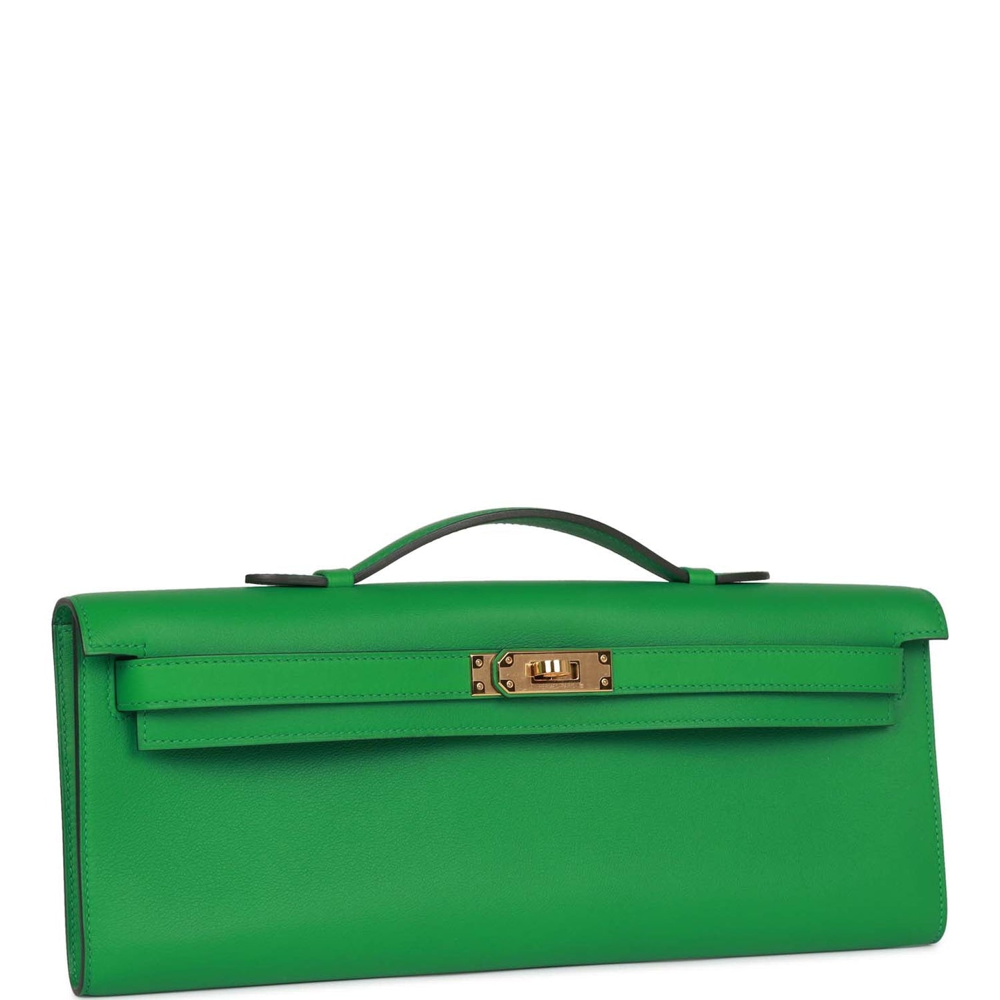 Luxury Hermes Kelly Cut Bambou Swift Gold Hardware