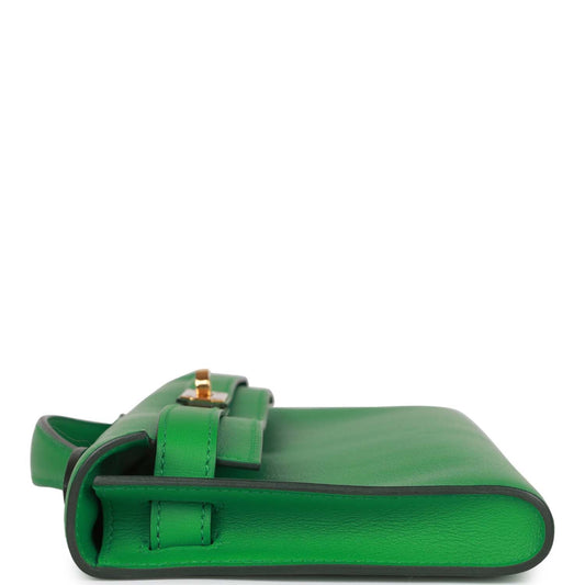 Luxury Hermes Kelly Cut Bambou Swift Gold Hardware