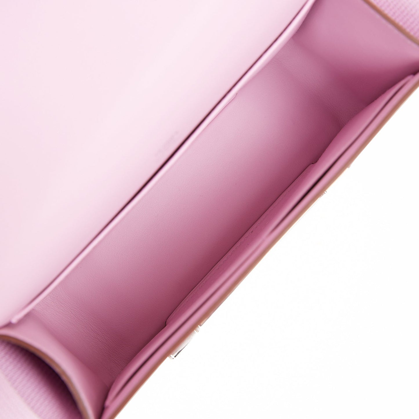 Luxury Hermes Geta Mauve Sylvestre Chevre Palladium Hardware