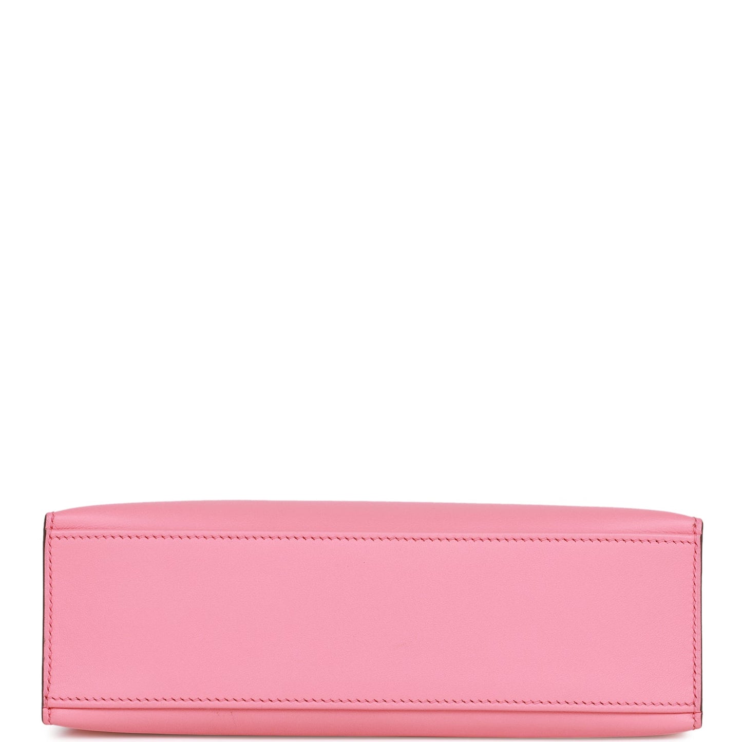 Luxury Hermes Kelly Pochette Rose D'Ete Swift Palladium Hardware