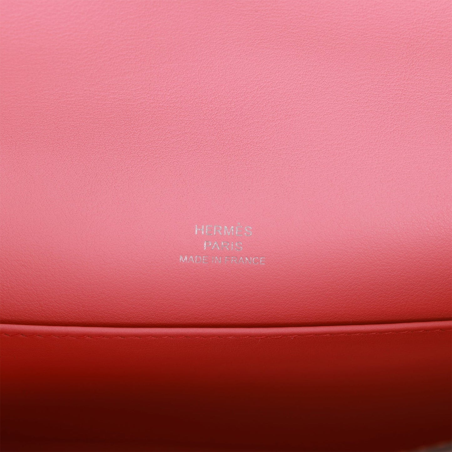 Luxury Hermes Kelly Pochette Rose D'Ete Swift Palladium Hardware