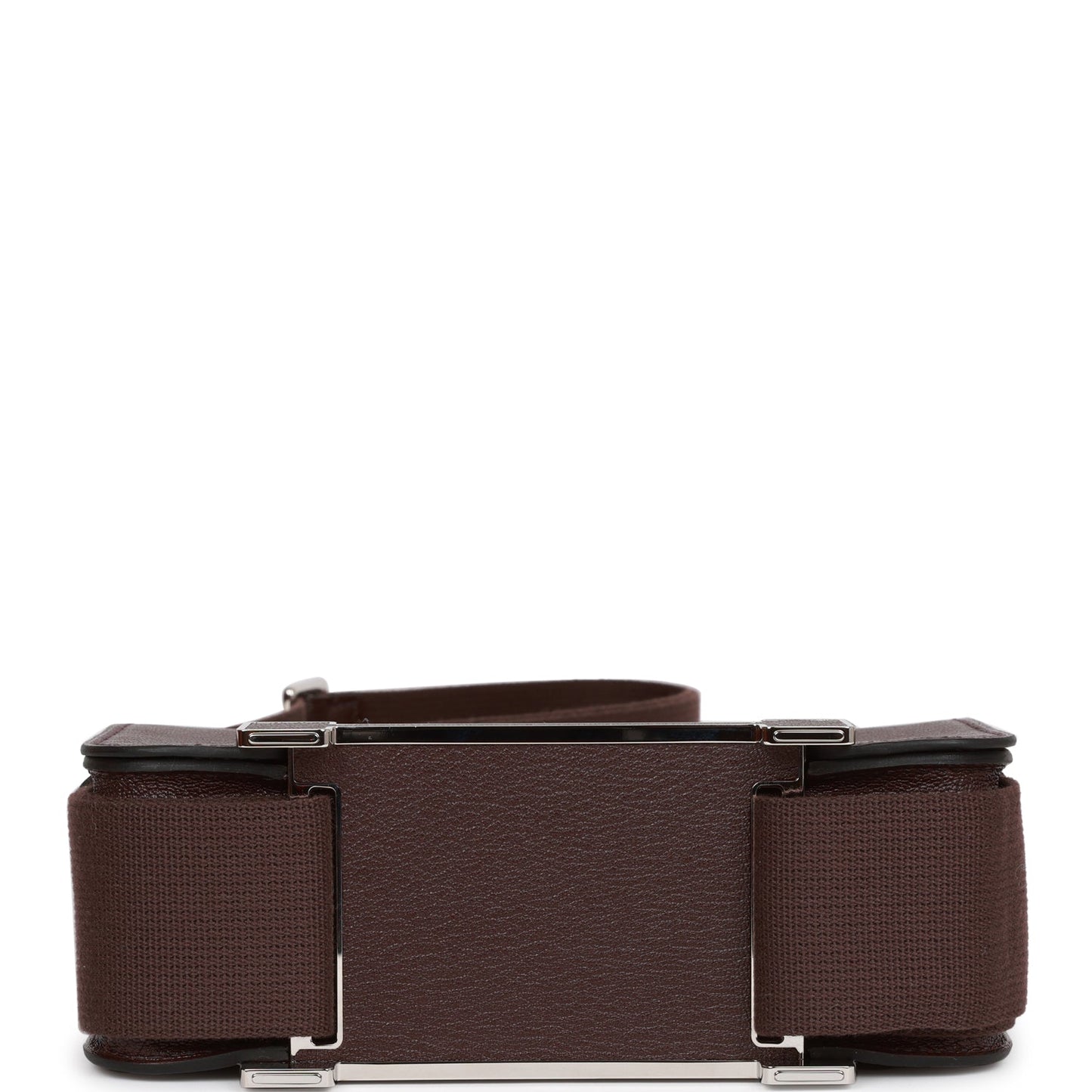 Luxury Hermes Geta Rouge Sellier Chevre Palladium Hardware