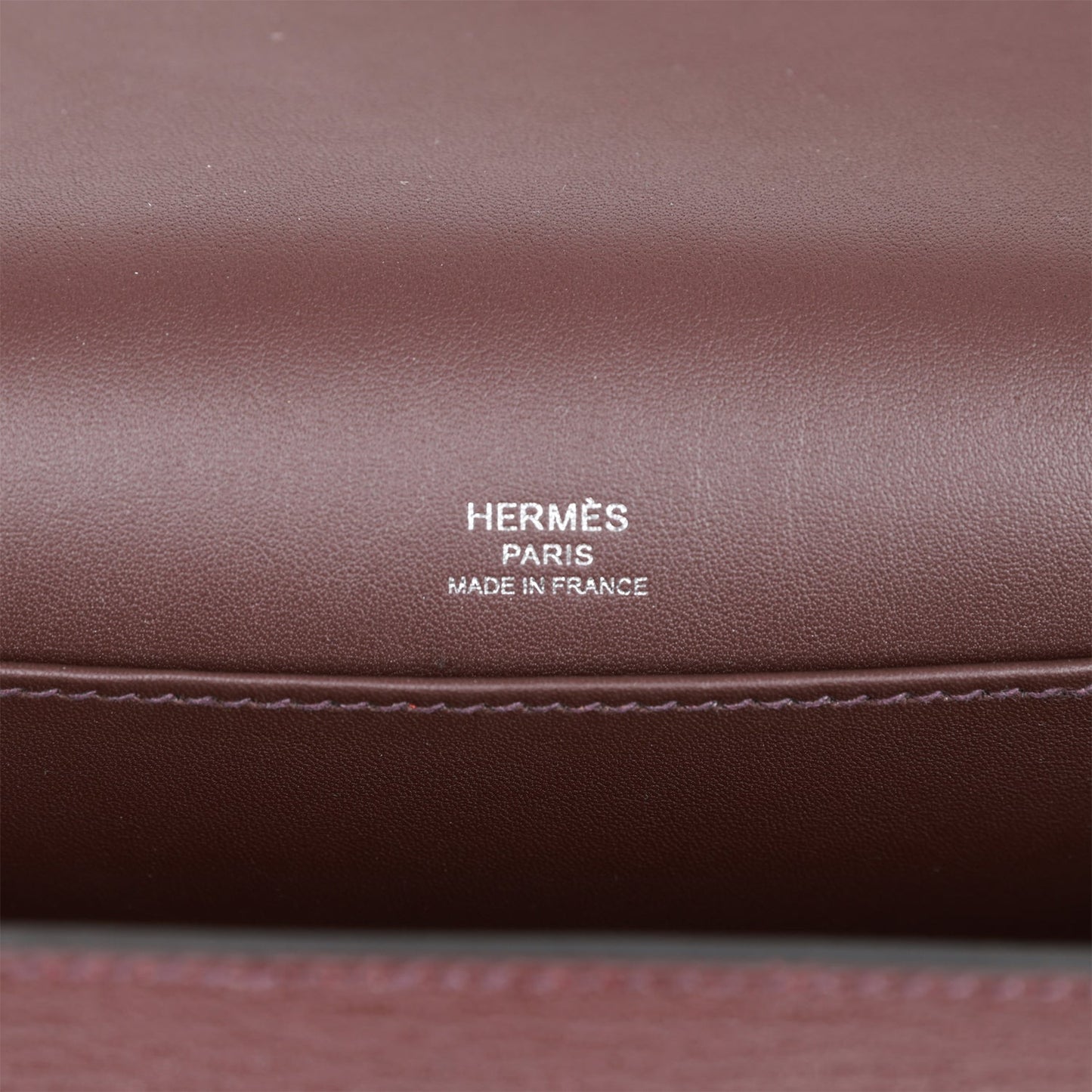 Luxury Hermes Geta Rouge Sellier Chevre Palladium Hardware