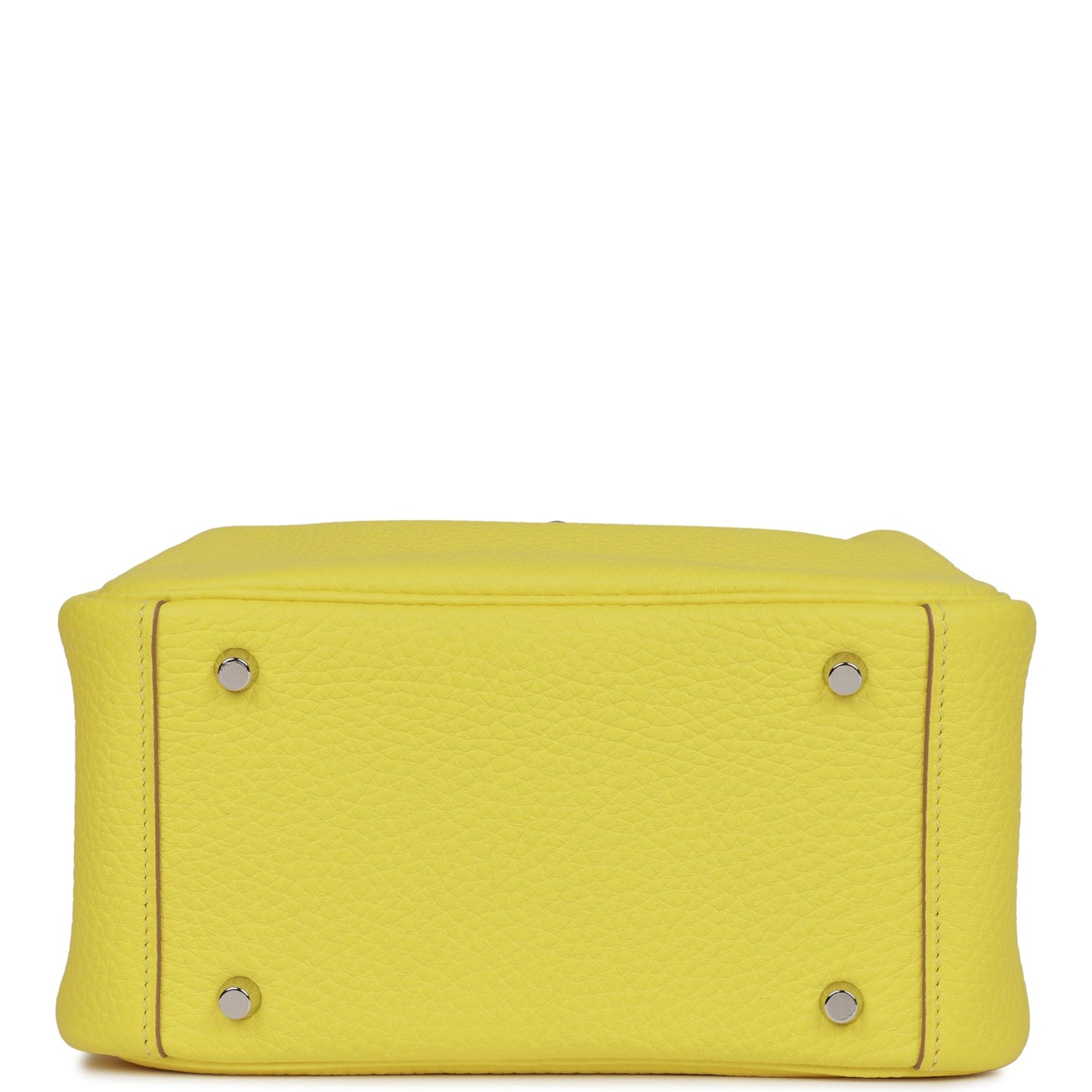 Luxury Hermes Mini Lindy Lime Clemence Palladium Hardware