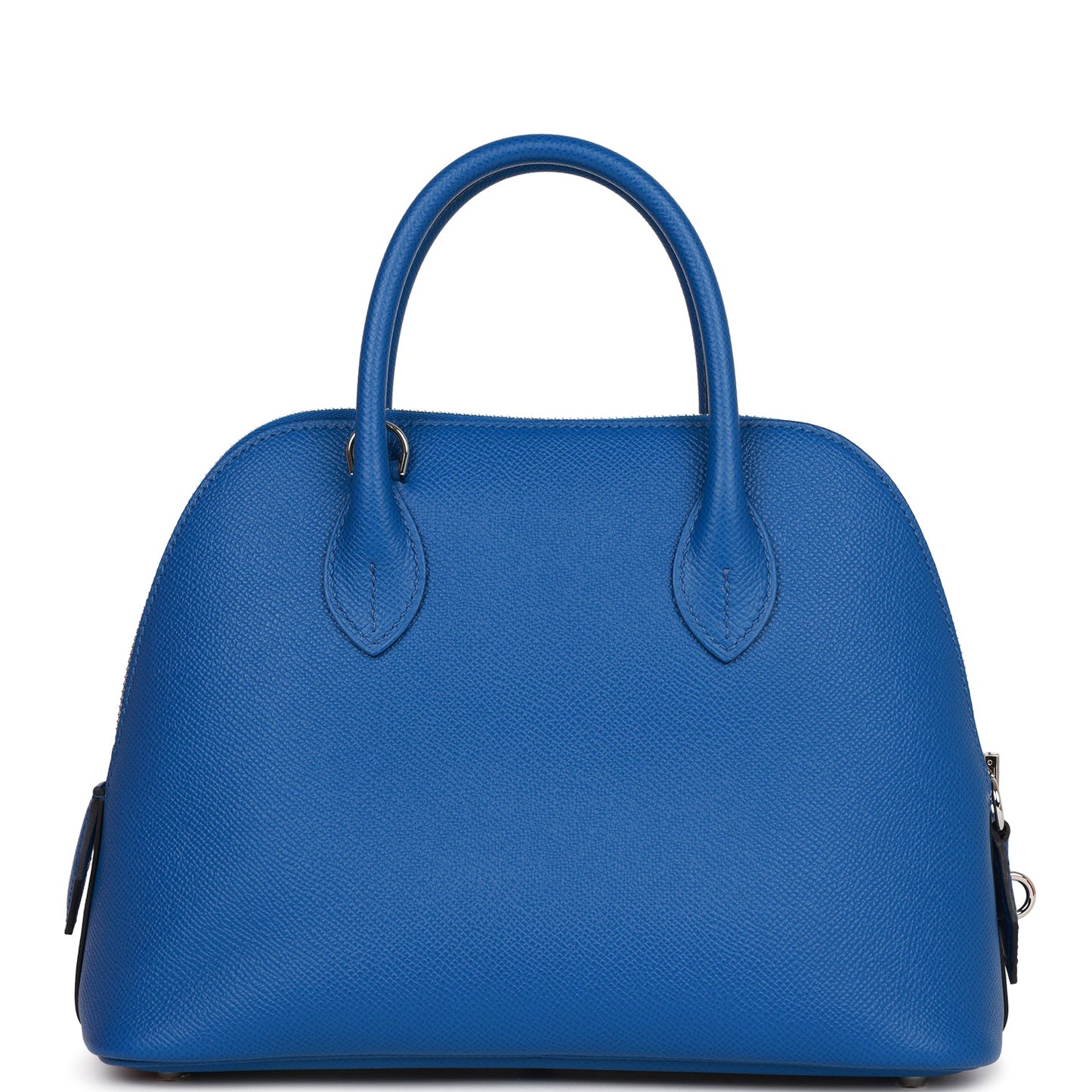 Luxury Hermes 1923 Bolide 25 Bleu France Epsom Palladium Hardware