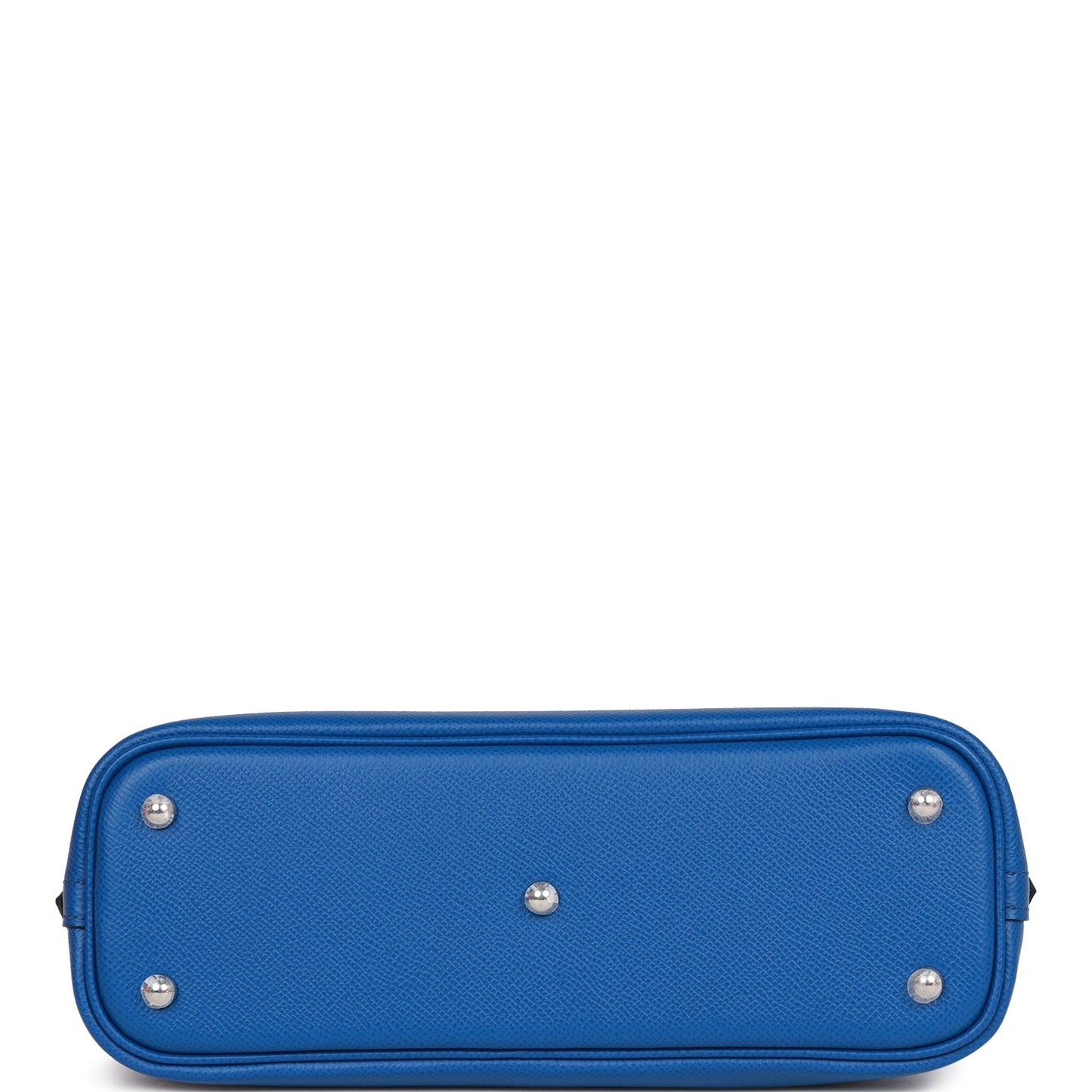 Luxury Hermes 1923 Bolide 25 Bleu France Epsom Palladium Hardware