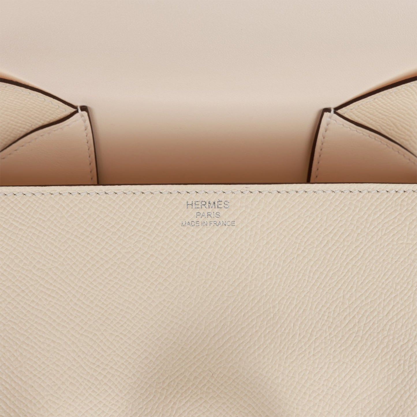 Luxury Hermes Mini Della Cavallera Nata Epsom Palladium Hardware