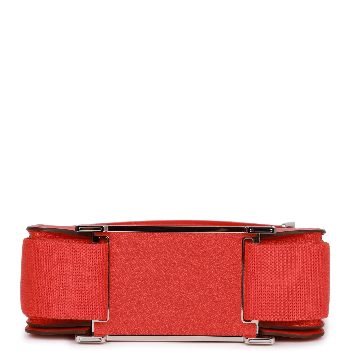 Luxury Hermes Geta Capucine Chevre Palladium Hardware