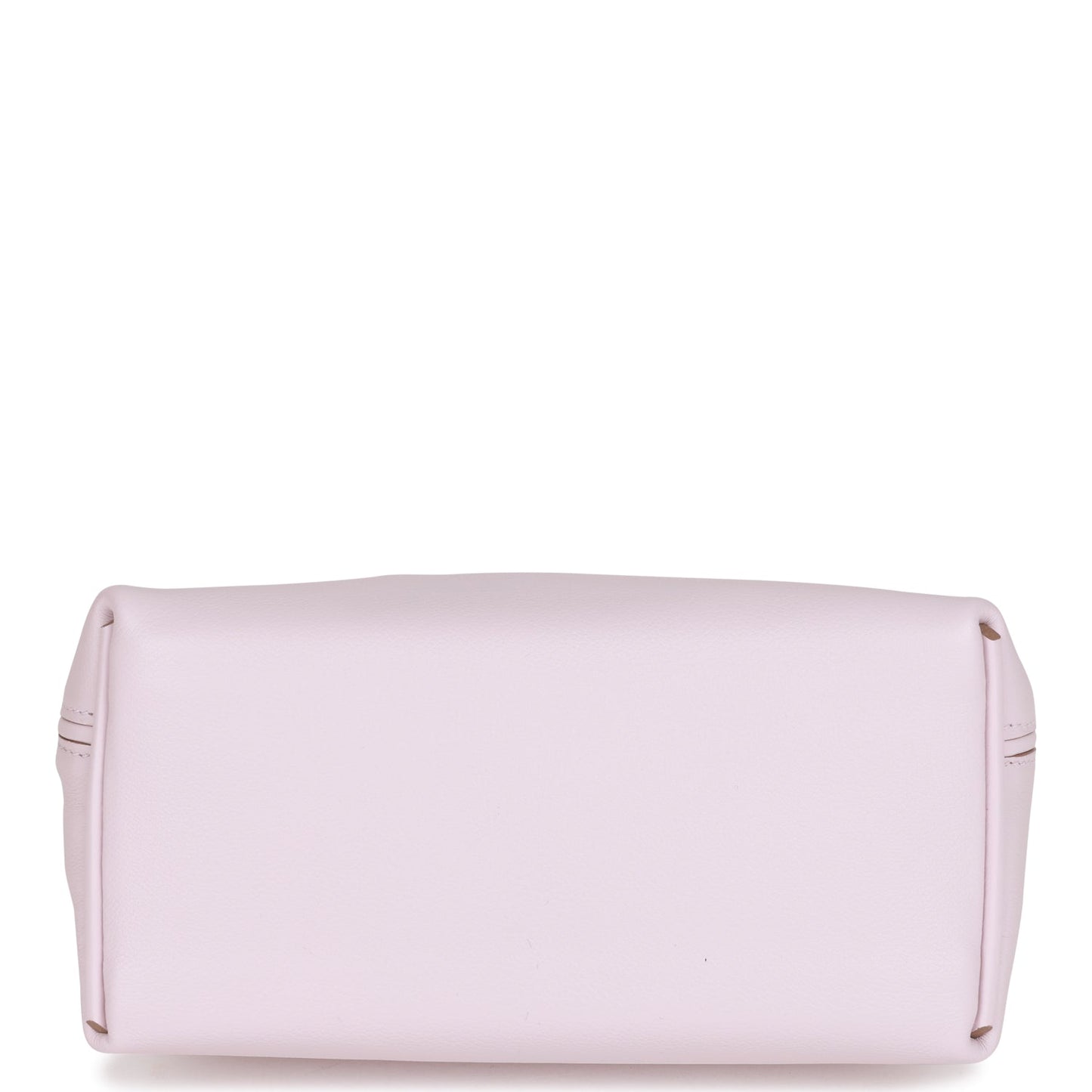 Luxury Hermes Mini 24/24 Bag Mauve Pale Verso Evercolor and Swift Palladium Hardware