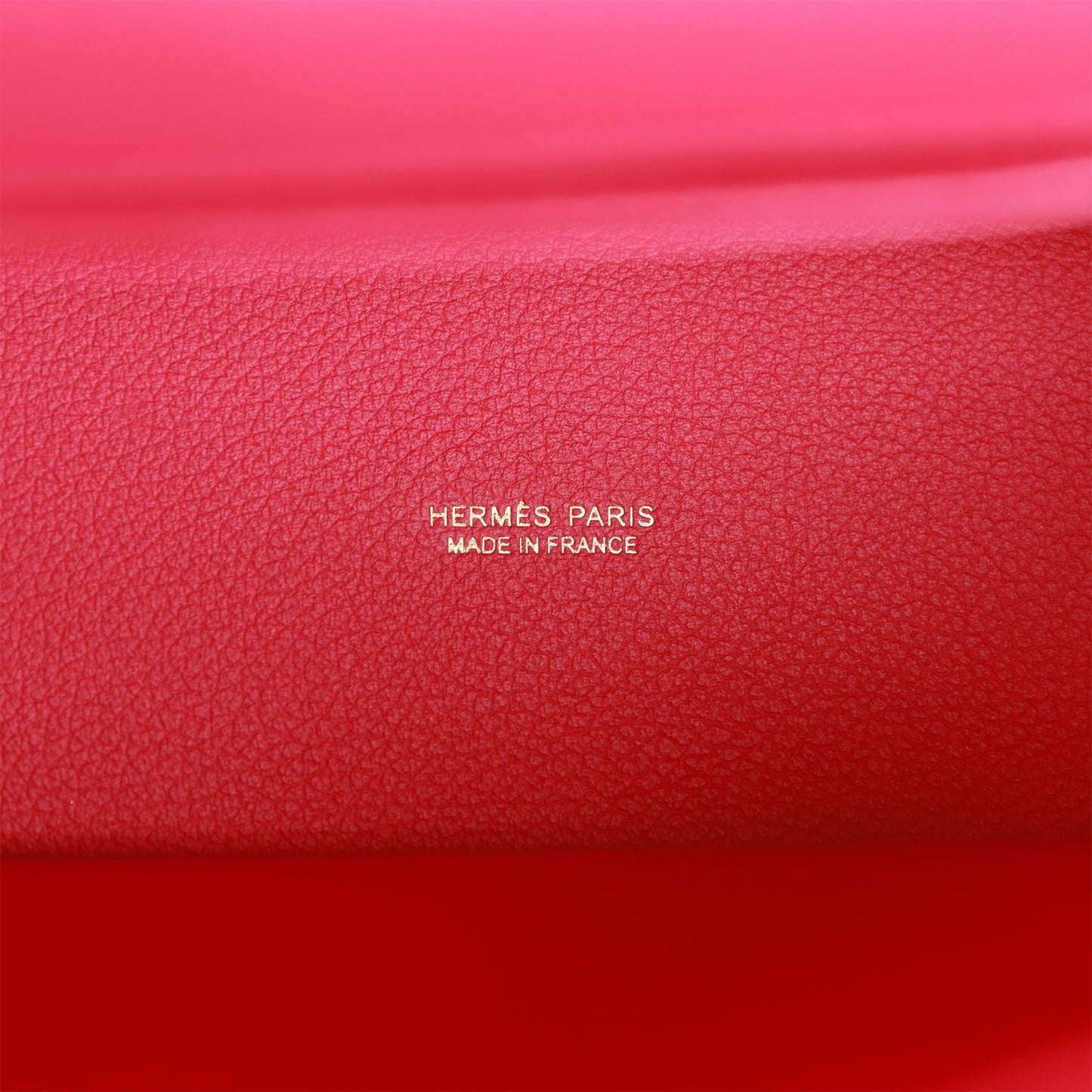 Luxury Hermes Kelly Danse Framboise Evercolor Gold Hardware