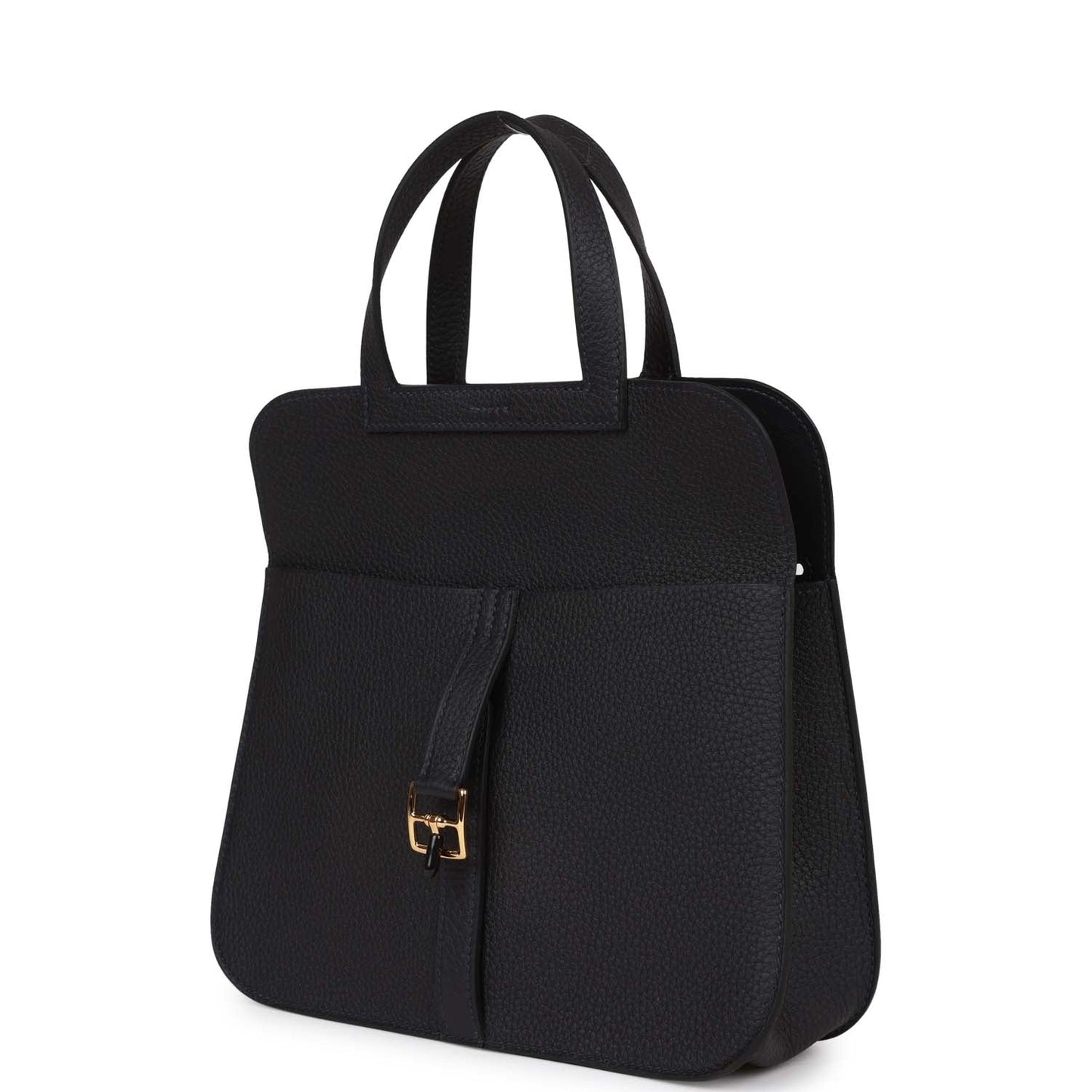 Luxury Hermes Halzan 25 Caban Clemence Gold Hardware