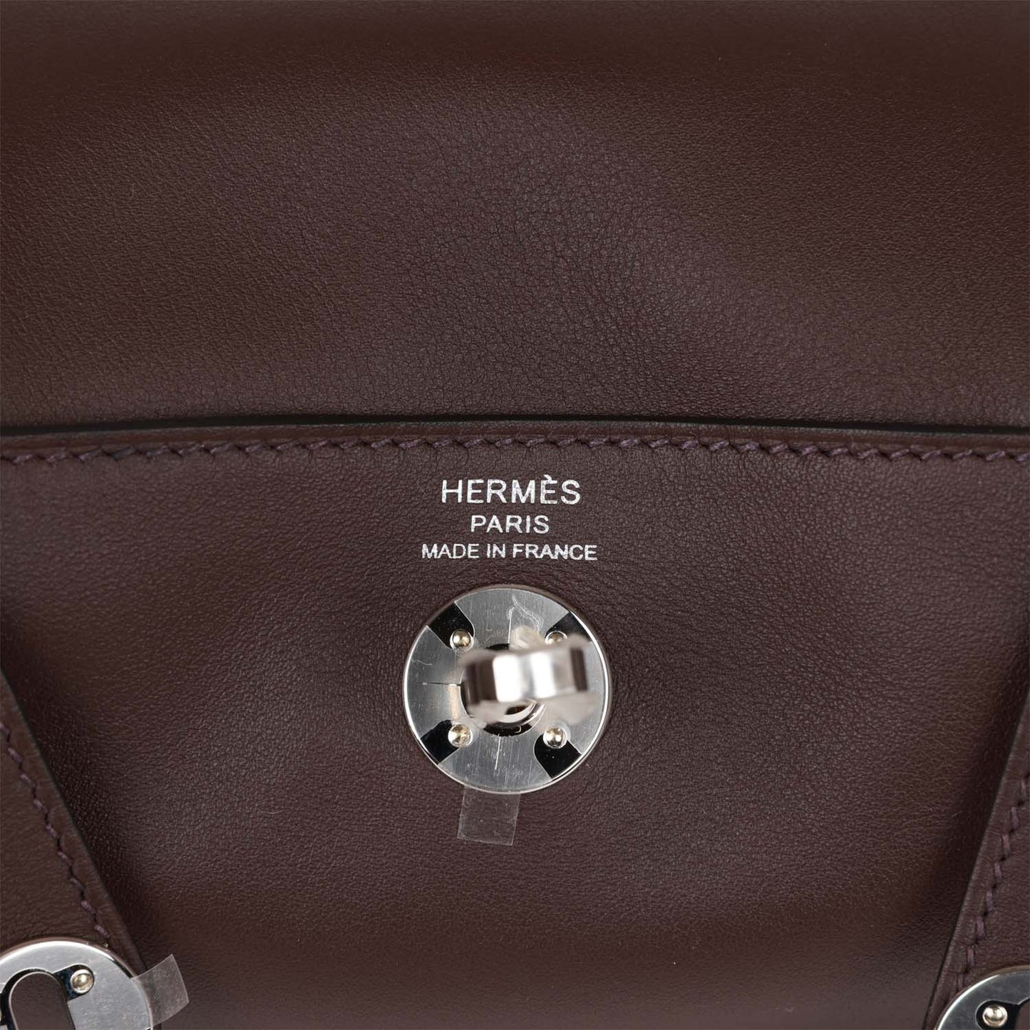 Luxury Hermes Mini Lindy Rouge Sellier Verso Swift Palladium Hardware
