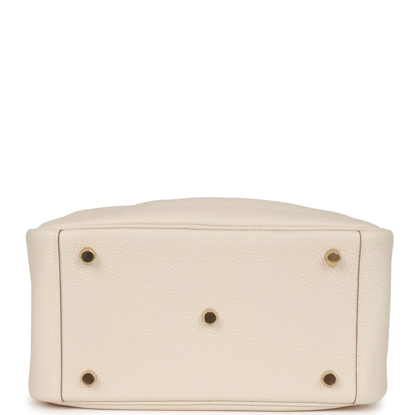 Luxury Hermes Lindy 26 Craie Clemence Gold Hardware