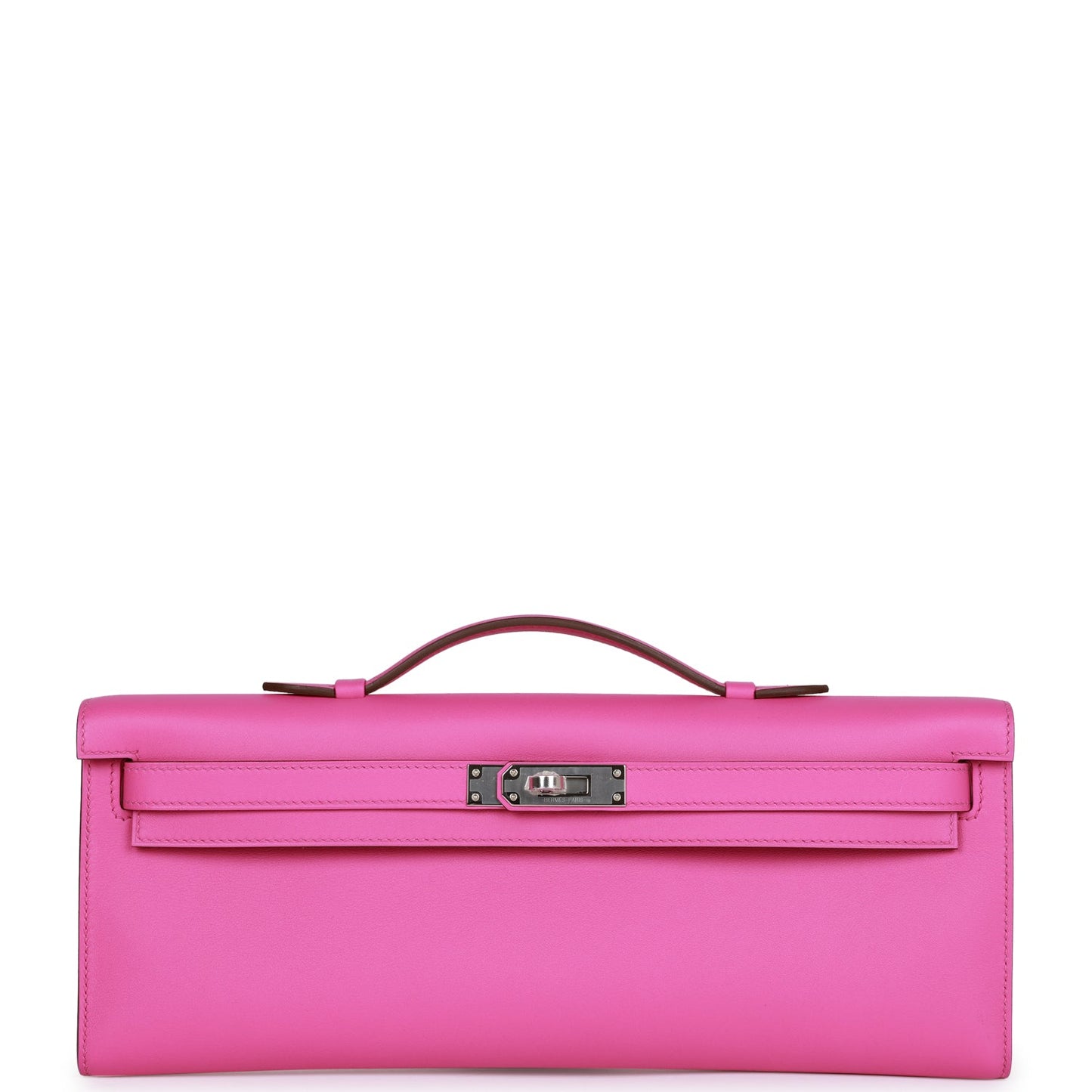 Luxury Hermes Kelly Cut Magnolia Swift Palladium Hardware