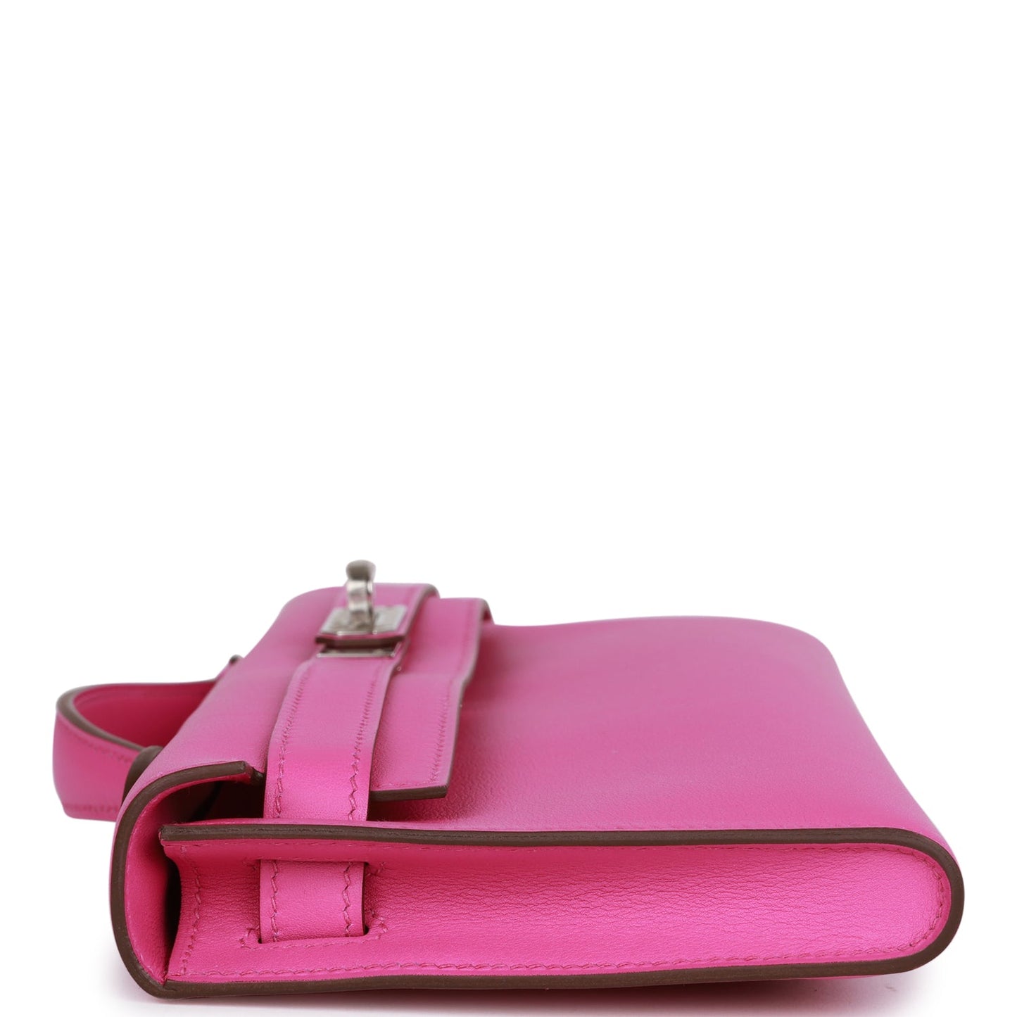 Luxury Hermes Kelly Cut Magnolia Swift Palladium Hardware