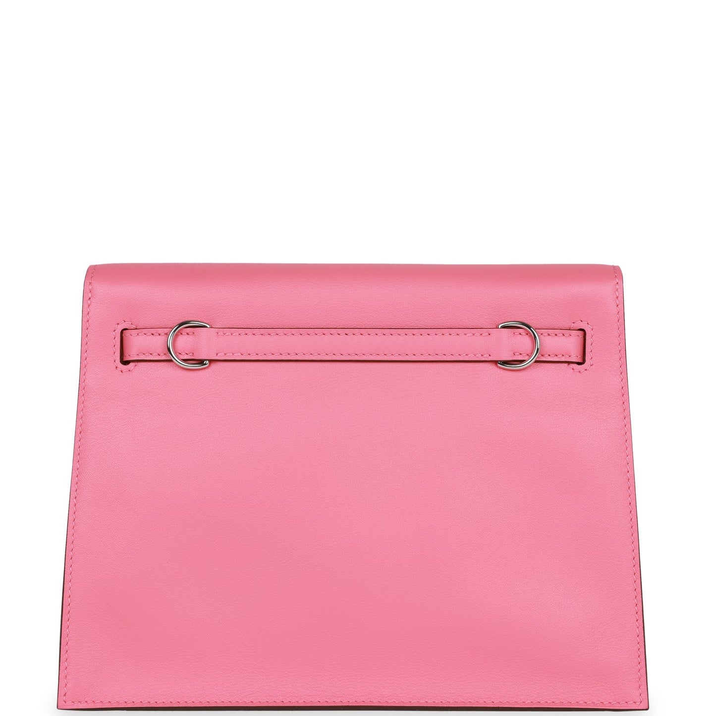 Luxury Hermes Kelly Danse Rose Azalee Swfit Palladium Hardware