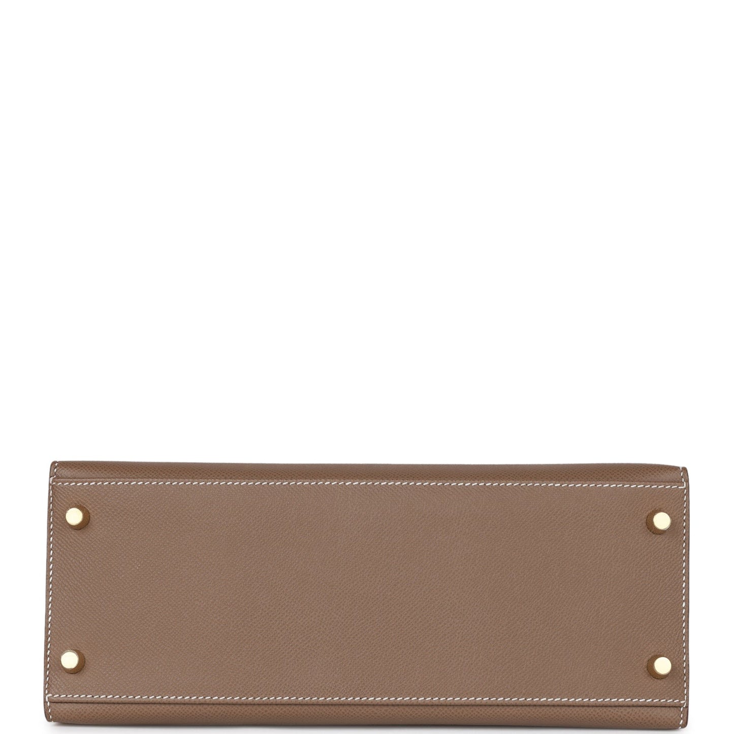 Luxury Hermes Kelly Sellier 28 Etoupe Epsom Gold Hardware