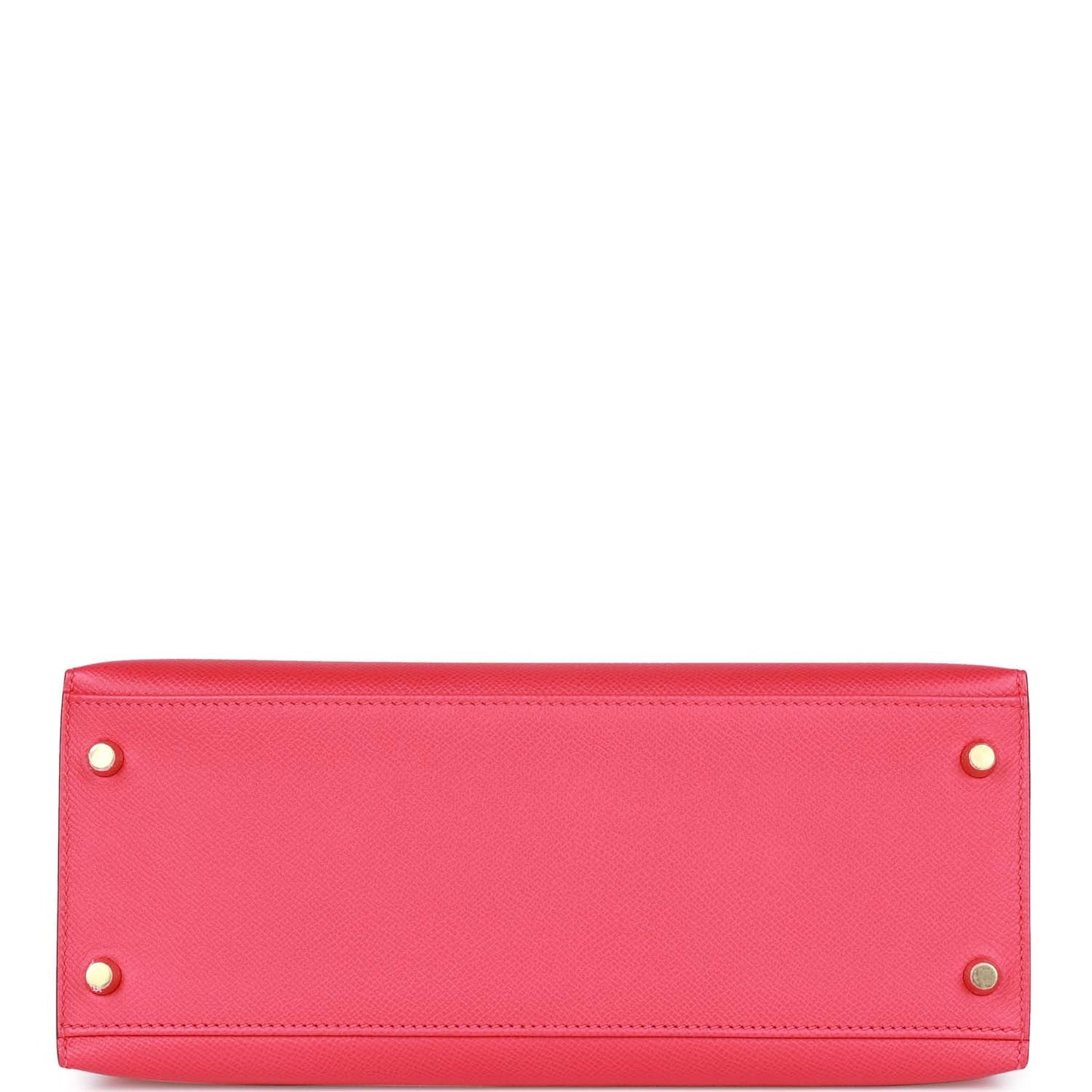 Luxury Hermes Kelly Sellier 28 Rose Extreme Epsom Gold Hardware