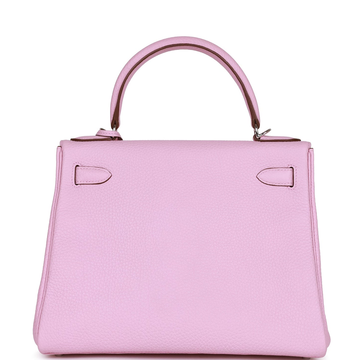 Luxury Hermes Kelly Retourne 28 Mauve Sylvestre Clemence Palladium Hardware