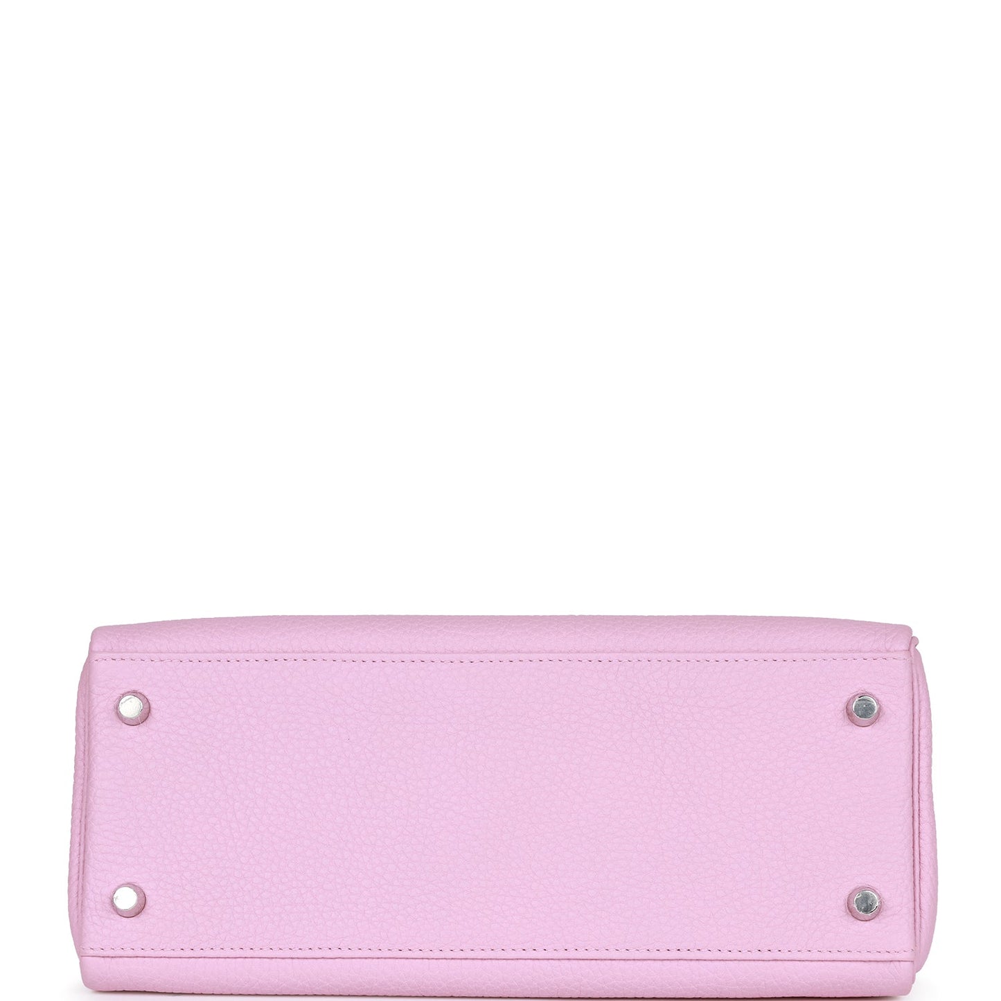 Luxury Hermes Kelly Retourne 28 Mauve Sylvestre Clemence Palladium Hardware