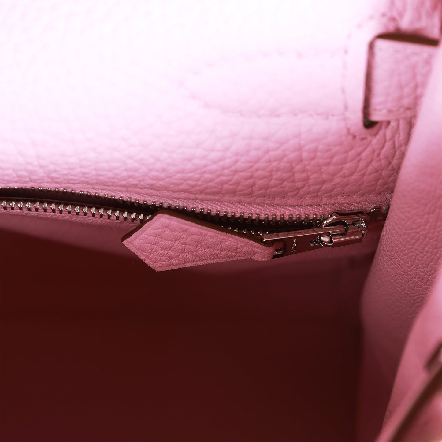 Luxury Hermes Kelly Retourne 28 Mauve Sylvestre Clemence Palladium Hardware