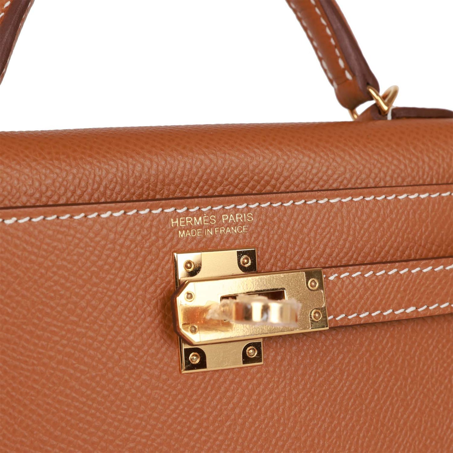 Luxury Hermes Kelly Sellier 20 Gold Epsom Gold Hardware