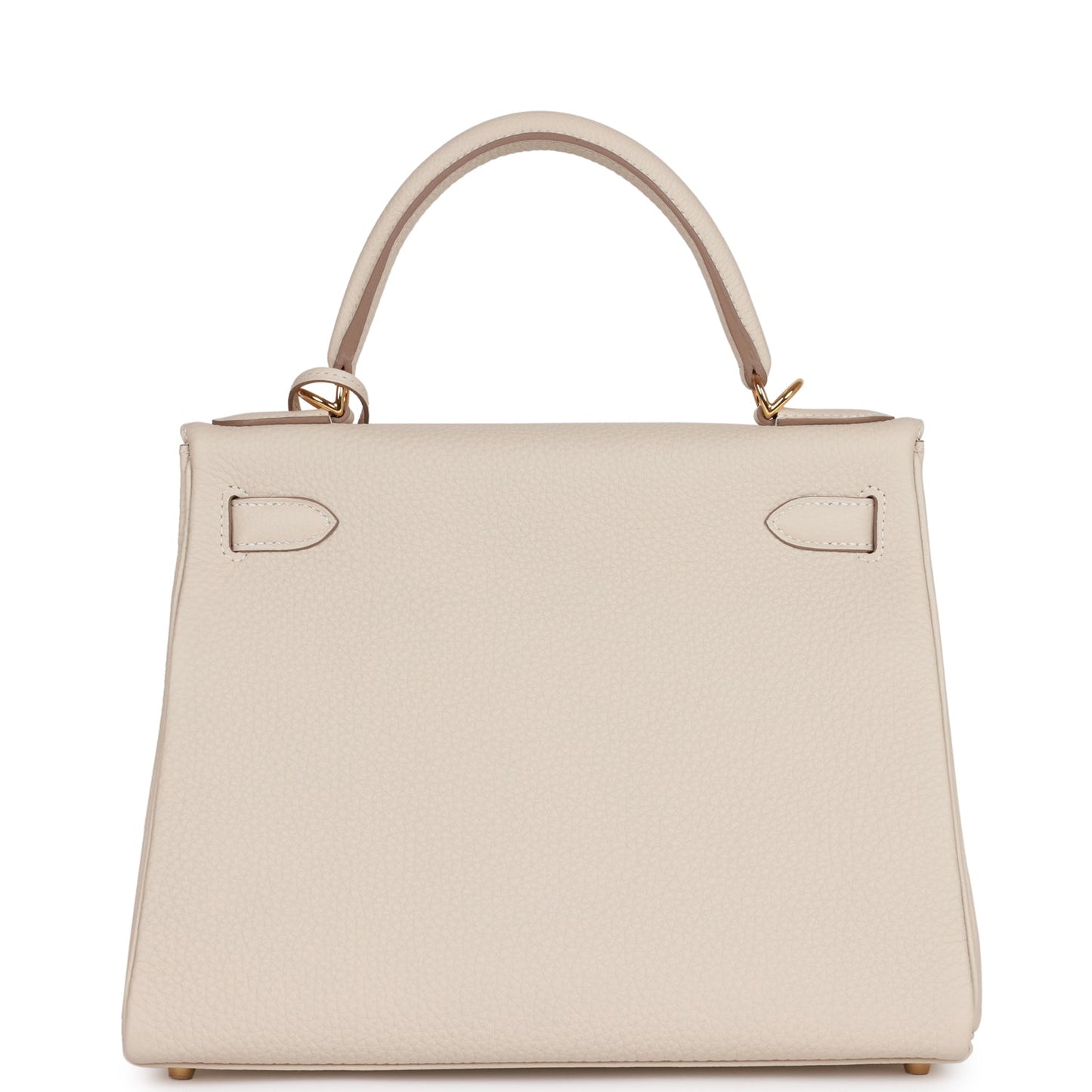 Luxury Hermes Kelly Retourne 28 Craie Togo Gold Hardware