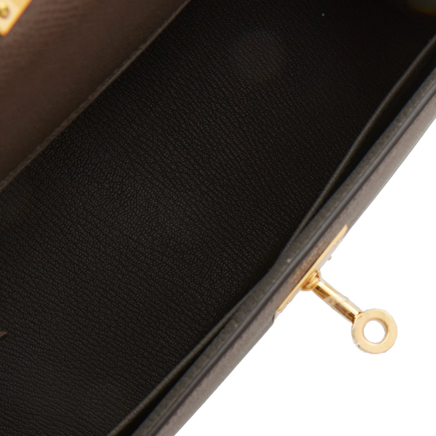 Luxury Hermes Kelly Sellier 28 Etain Epsom Gold Hardware
