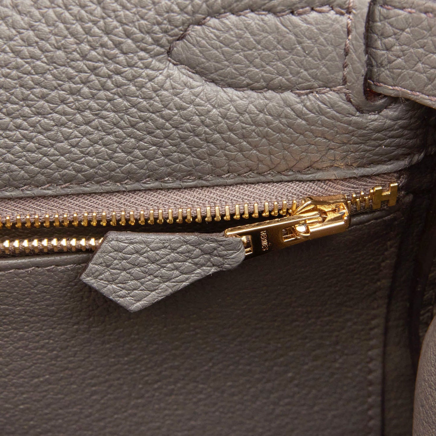 Luxury Hermes Kelly Retourne 28 Etain Togo Gold Hardware