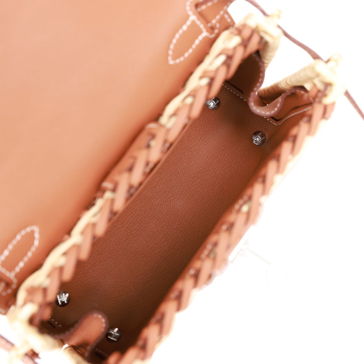 Top Quality Luxury Hermes Mini Picnic Kelly 20 Gold Swift Palladium Hardware