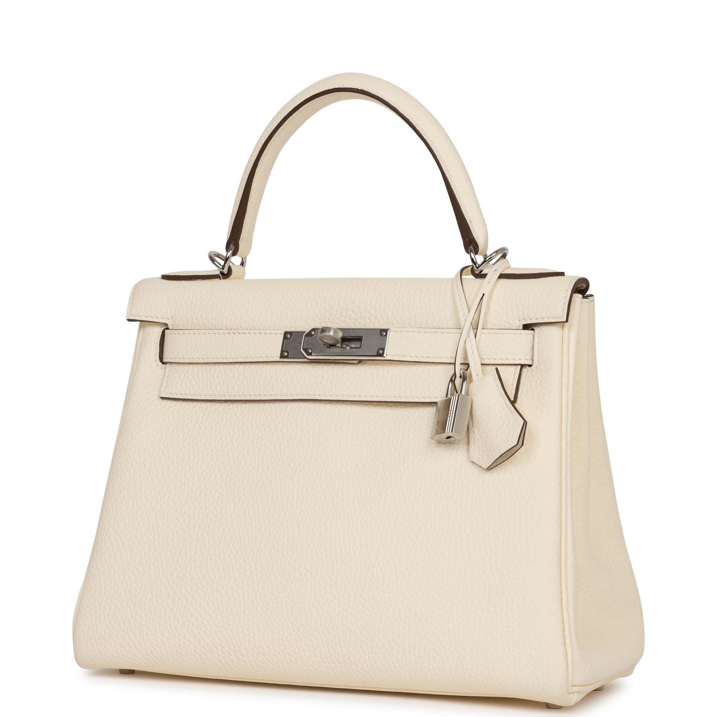 Luxury Hermes Kelly Retourne 28 Nata Clemence Palladium Hardware
