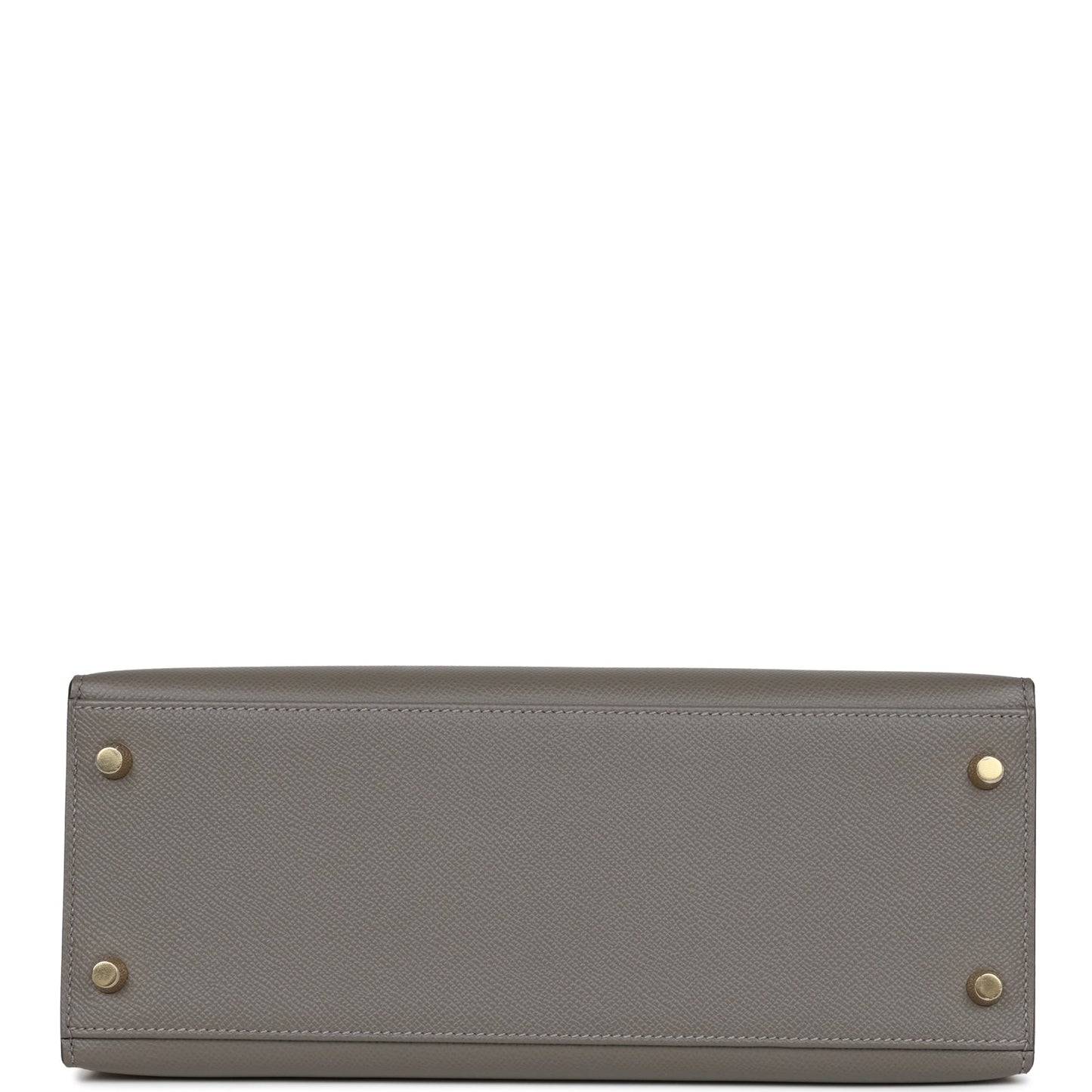 Luxury Hermes Kelly Sellier 28 Gris Meyer Epsom Gold Hardware