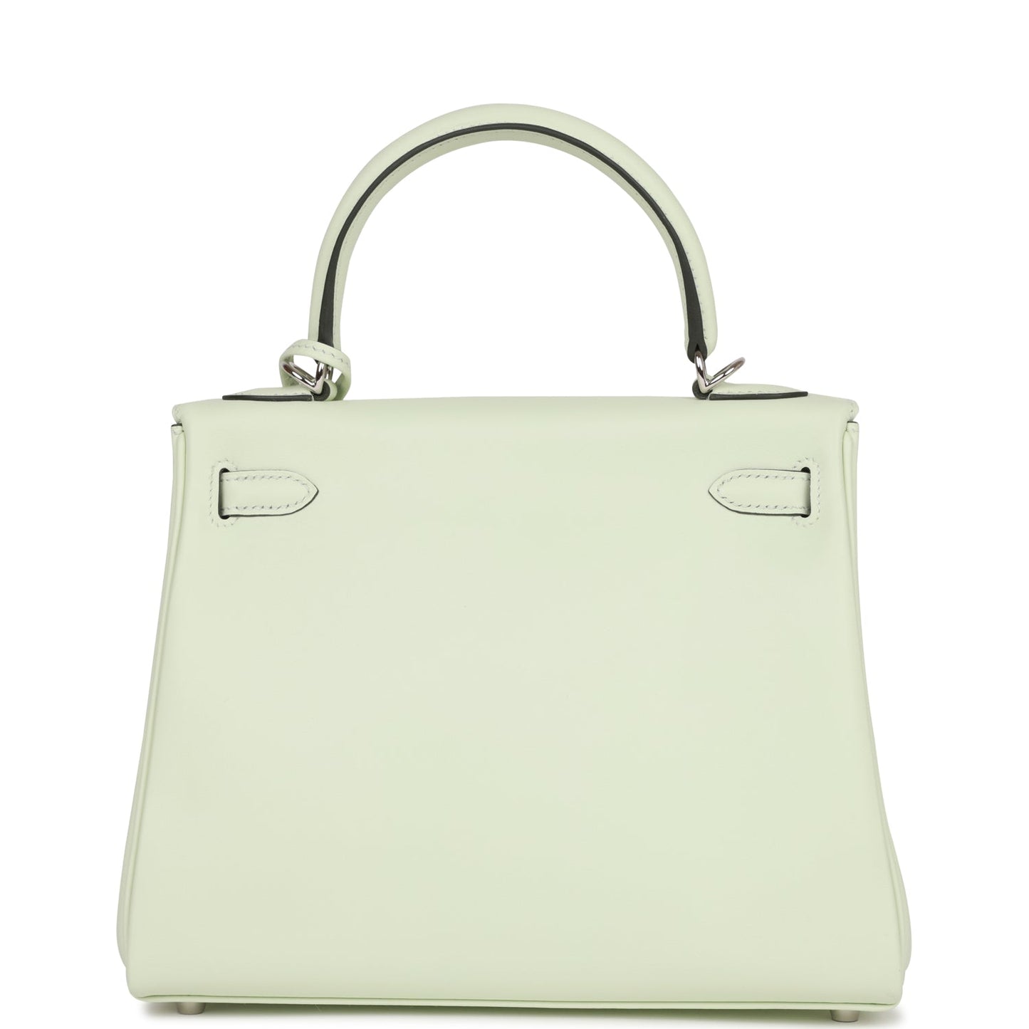 Luxury Hermes Kelly Retourne 25 Vert Fizz Swift Palladium Hardware