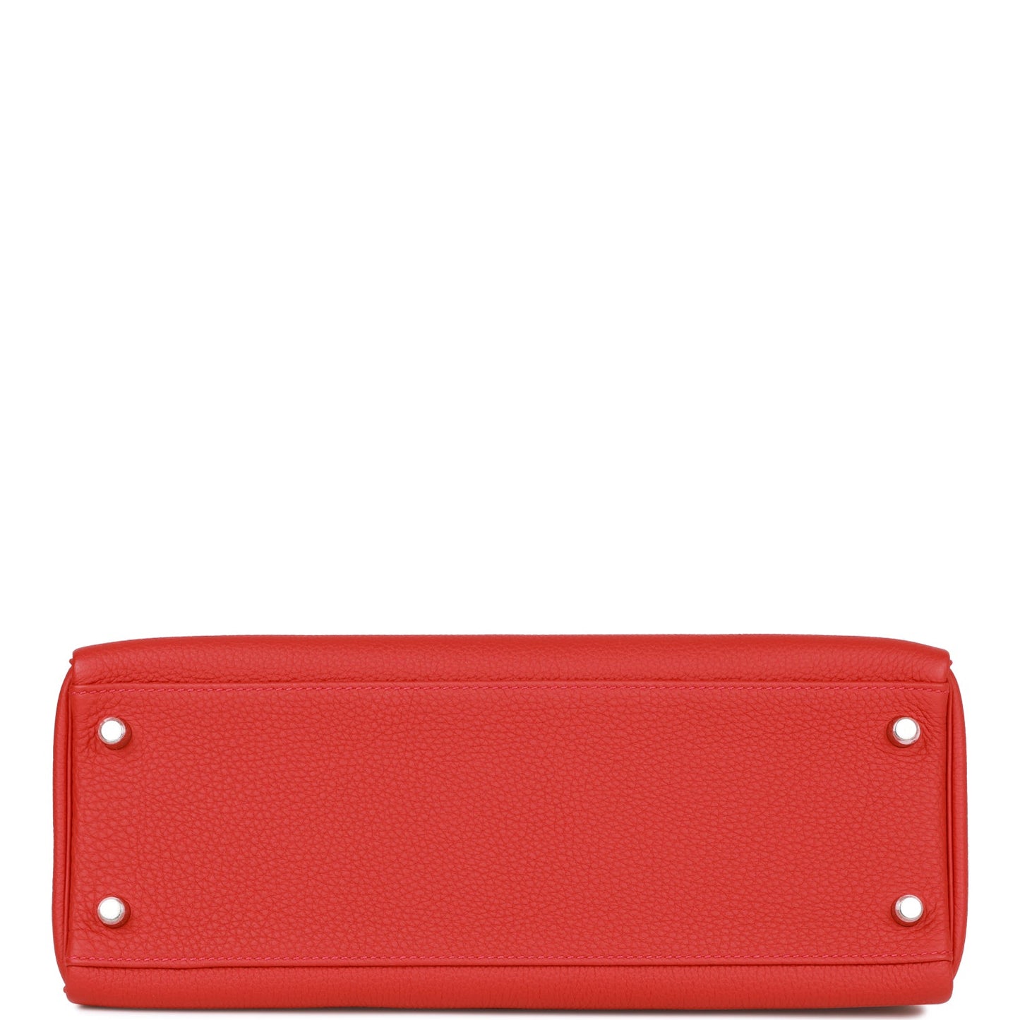 Luxury Hermes Kelly Retourne 32 Geranium Togo Palladium Hardware