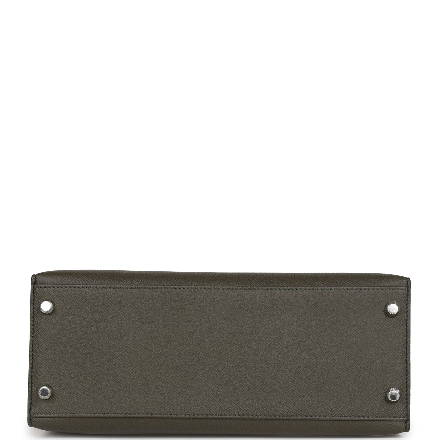 Luxury Hermes Kelly Sellier 28 Vert De Gris Epsom Palladium Hardware