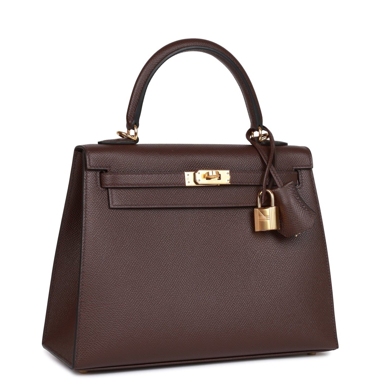 Luxury Hermes Kelly Sellier 25 Rouge Sellier Epsom Gold Hardware