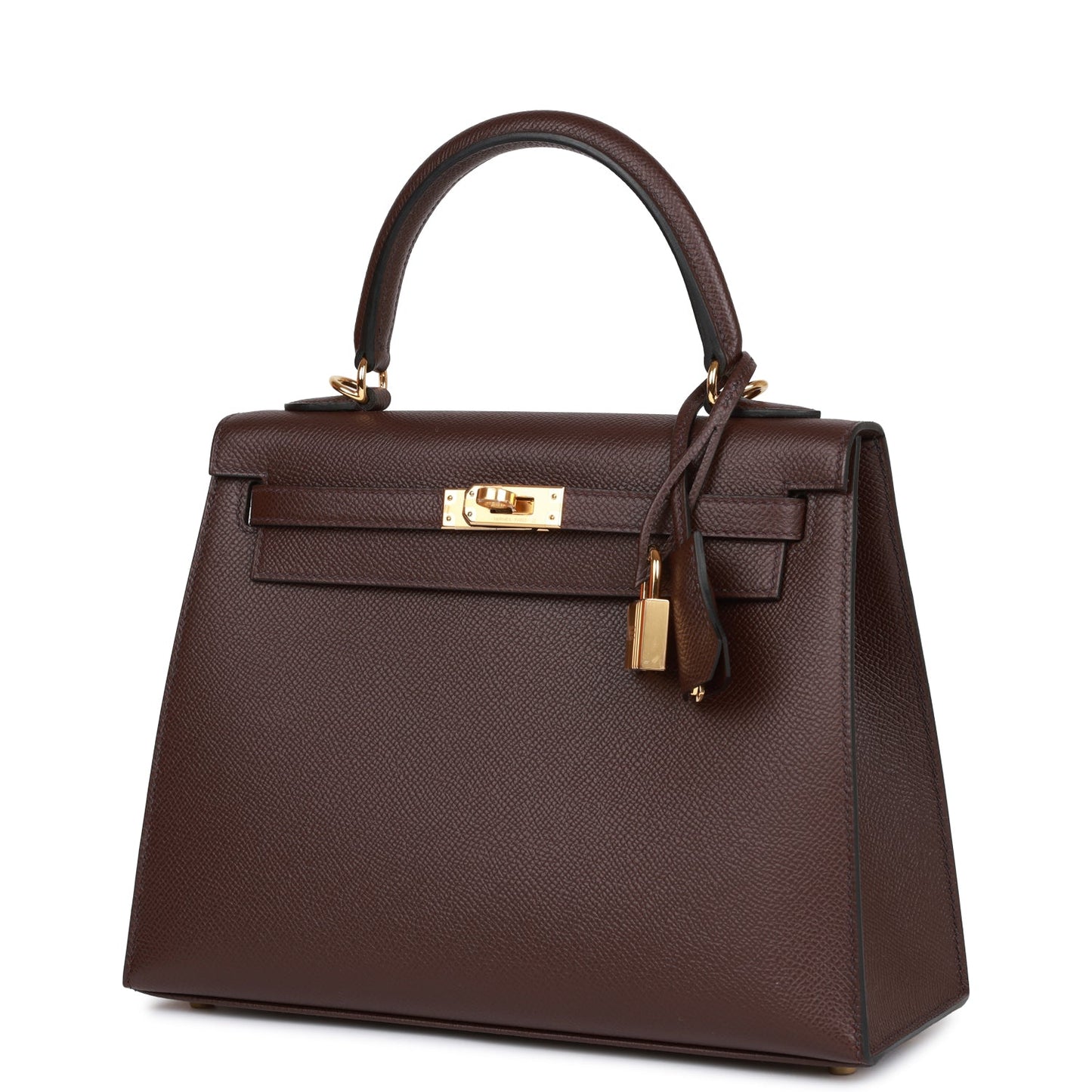 Luxury Hermes Kelly Sellier 25 Rouge Sellier Epsom Gold Hardware