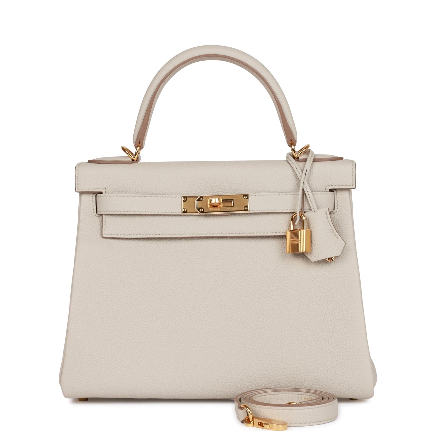 Luxury Hermes Kelly Retourne 28 Beton Togo Gold Hardware