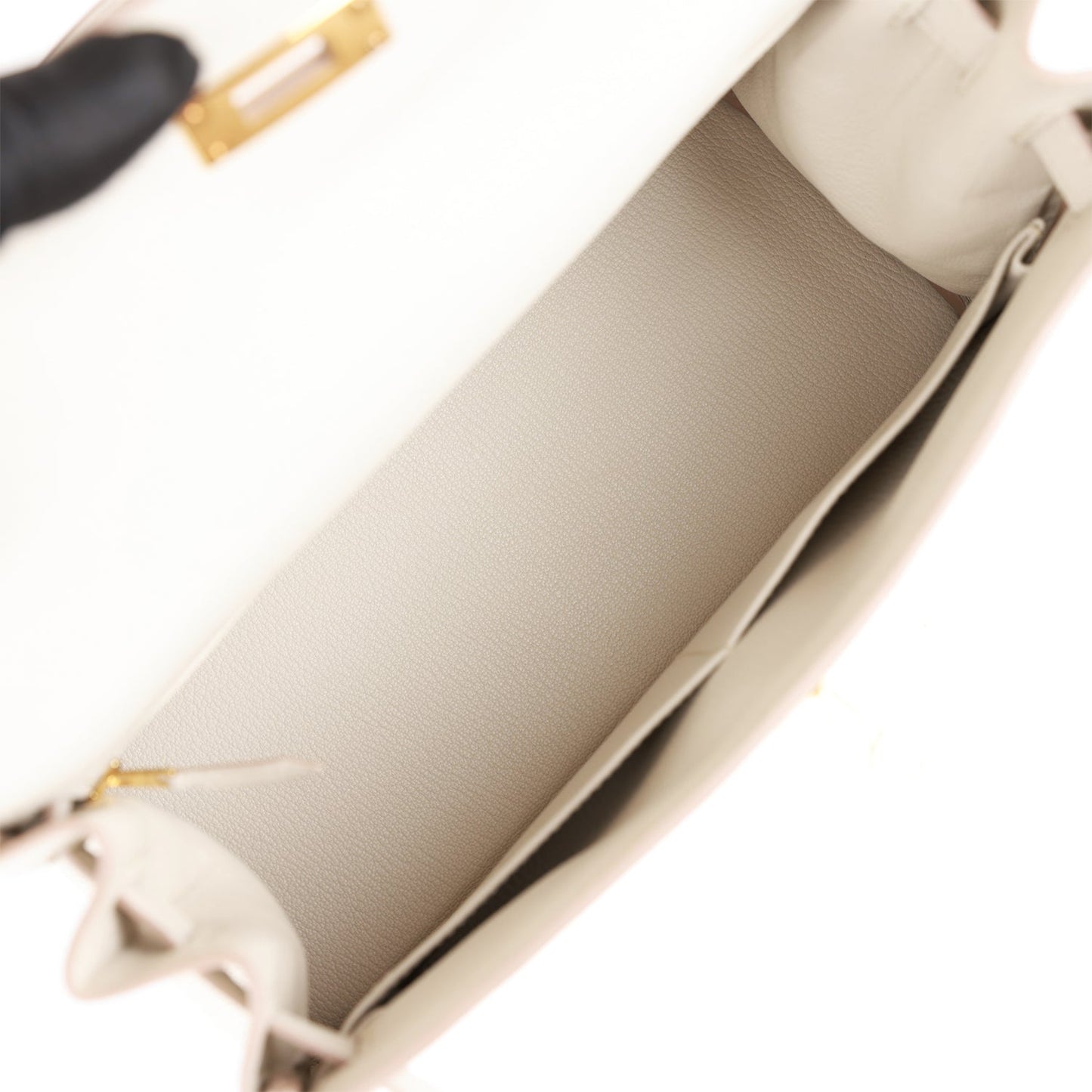 Luxury Hermes Kelly Retourne 28 Beton Togo Gold Hardware