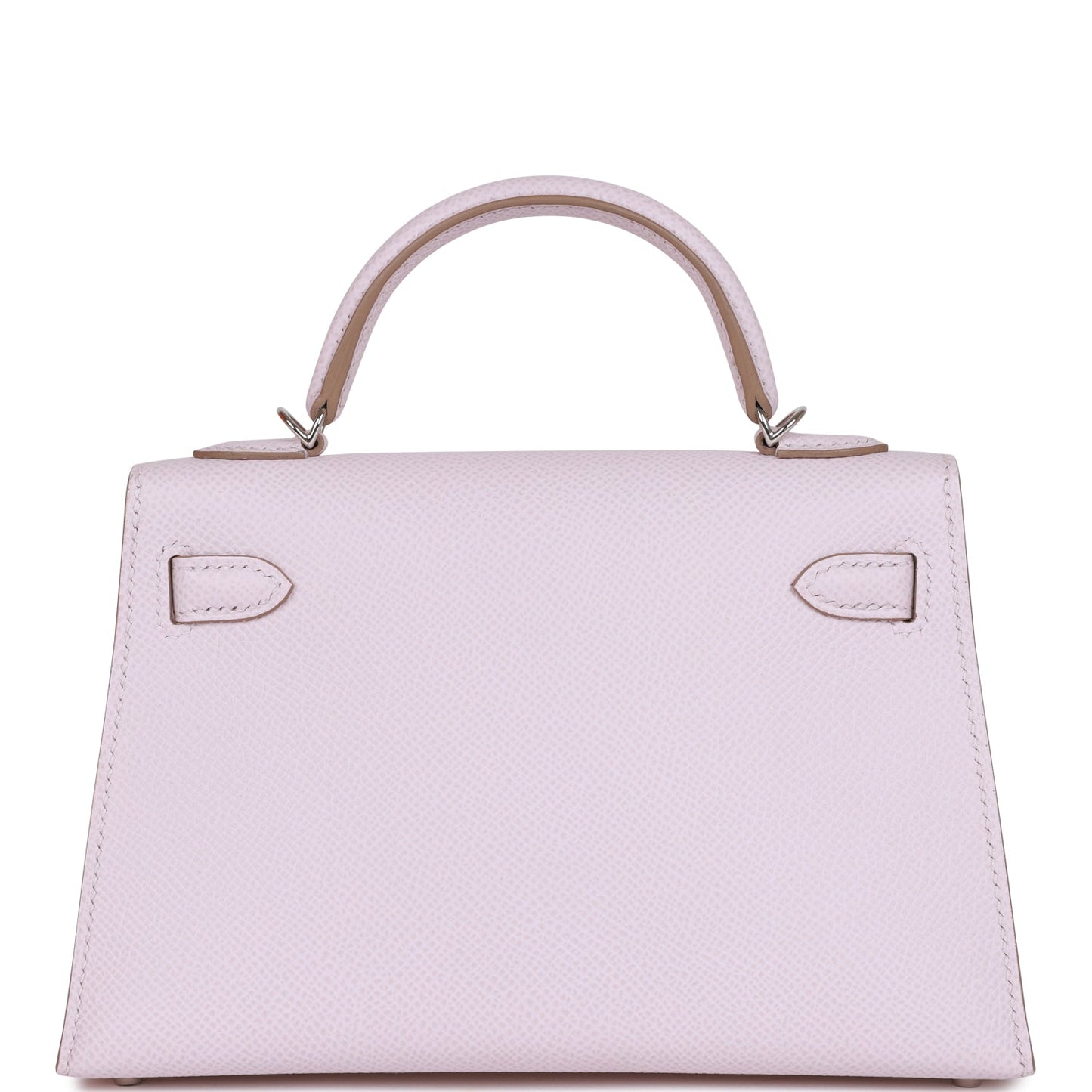 Luxury Hermes Kelly Sellier 20 Mauve Pale Epsom Palladium Hardware