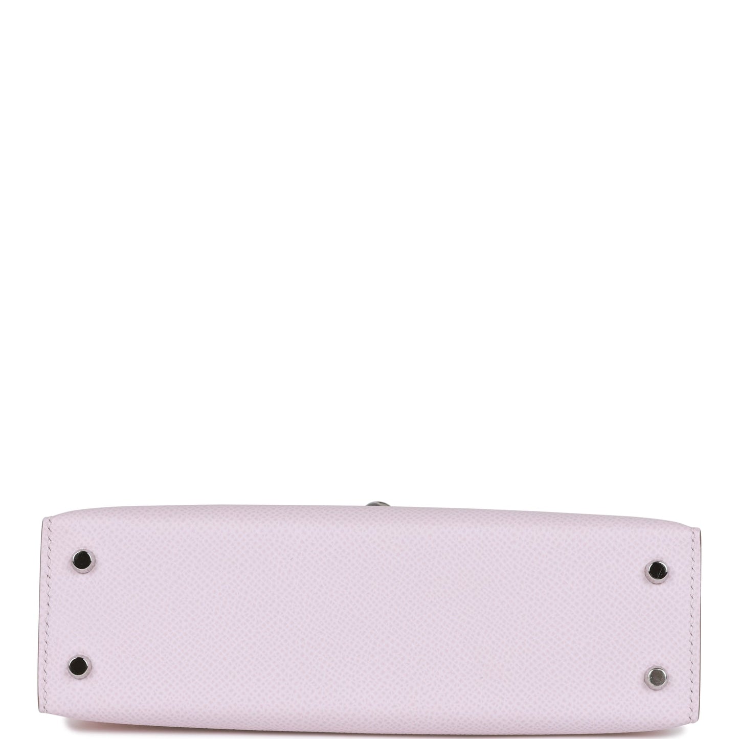 Luxury Hermes Kelly Sellier 20 Mauve Pale Epsom Palladium Hardware