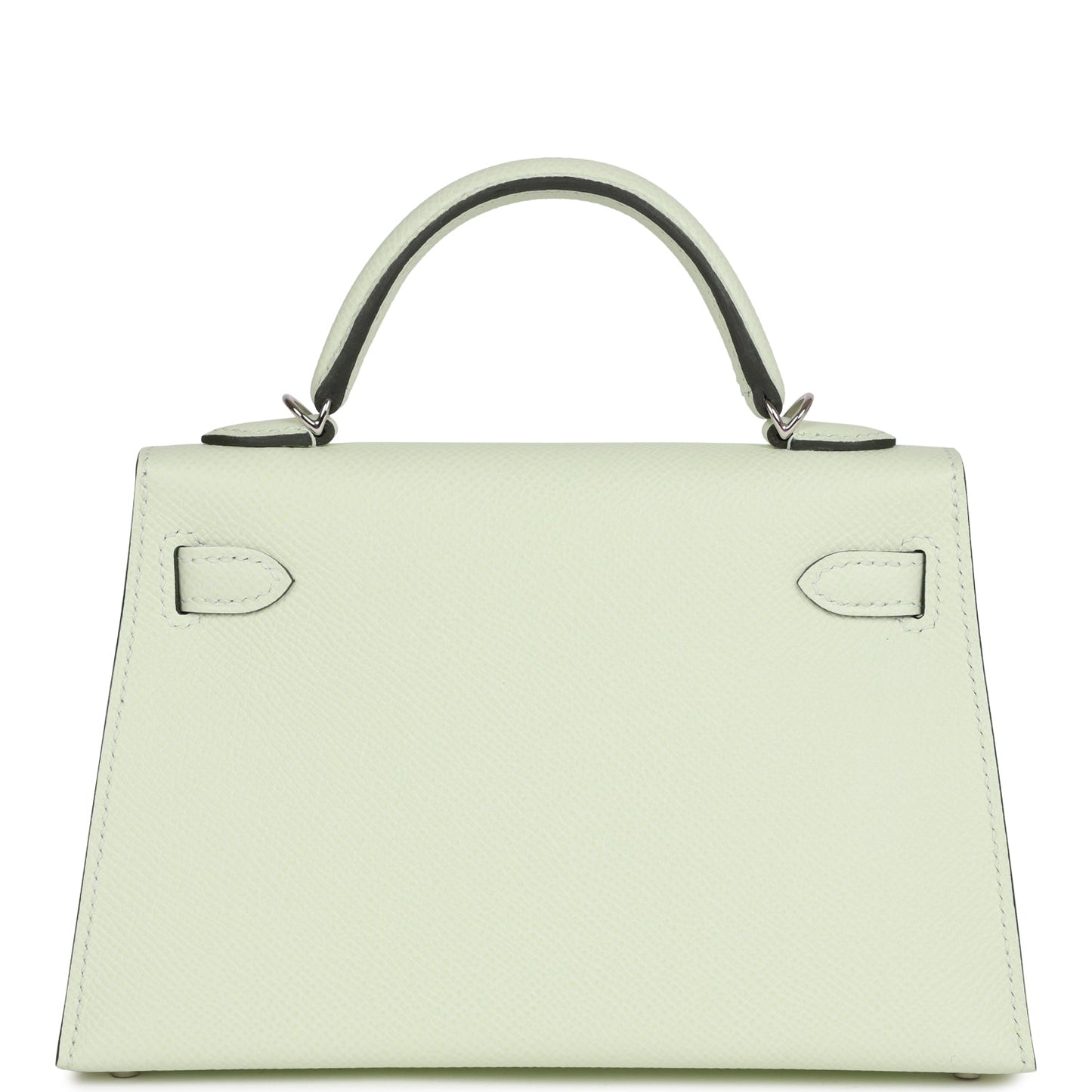 Luxury Hermes Kelly Sellier 20 Vert Fizz Epsom Palladium Hardware