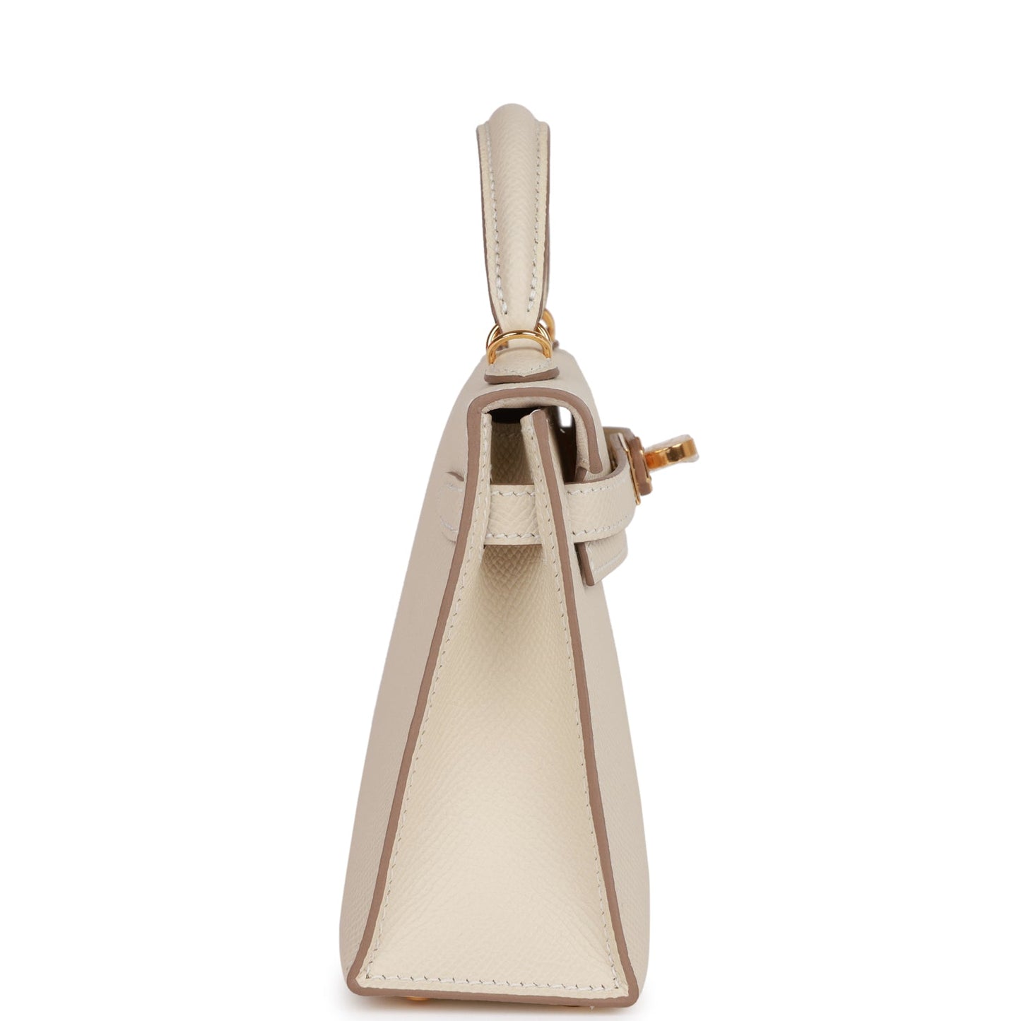 Luxury Hermes Kelly Sellier 20 Craie Epsom Gold Hardware