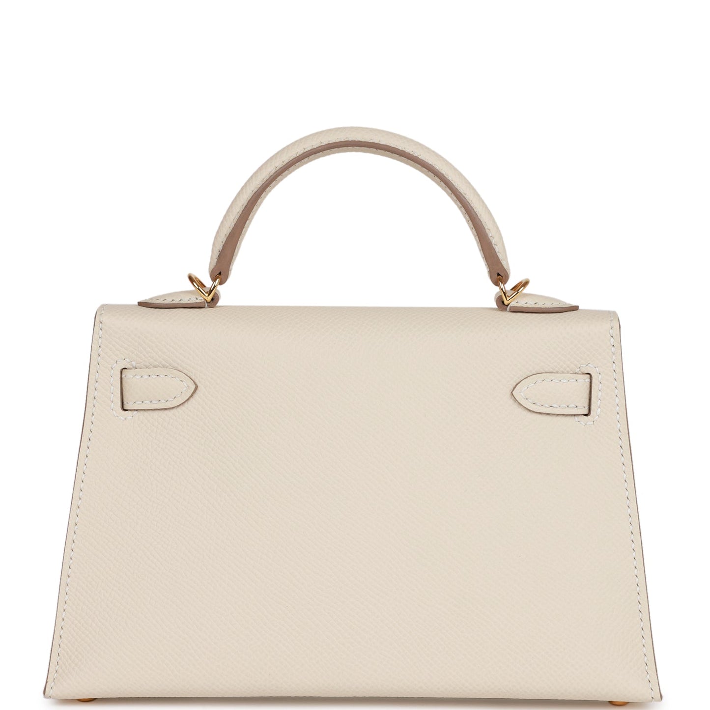 Luxury Hermes Kelly Sellier 20 Craie Epsom Gold Hardware