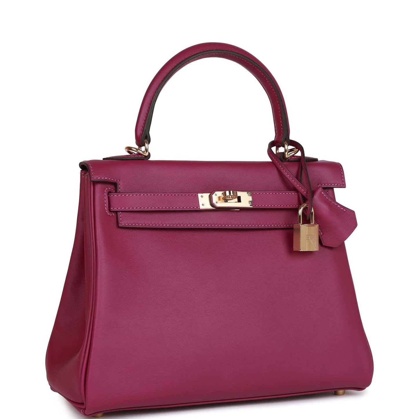 Luxury Hermes Kelly Retourne 25 Anemone Swift Permabrass Hardware