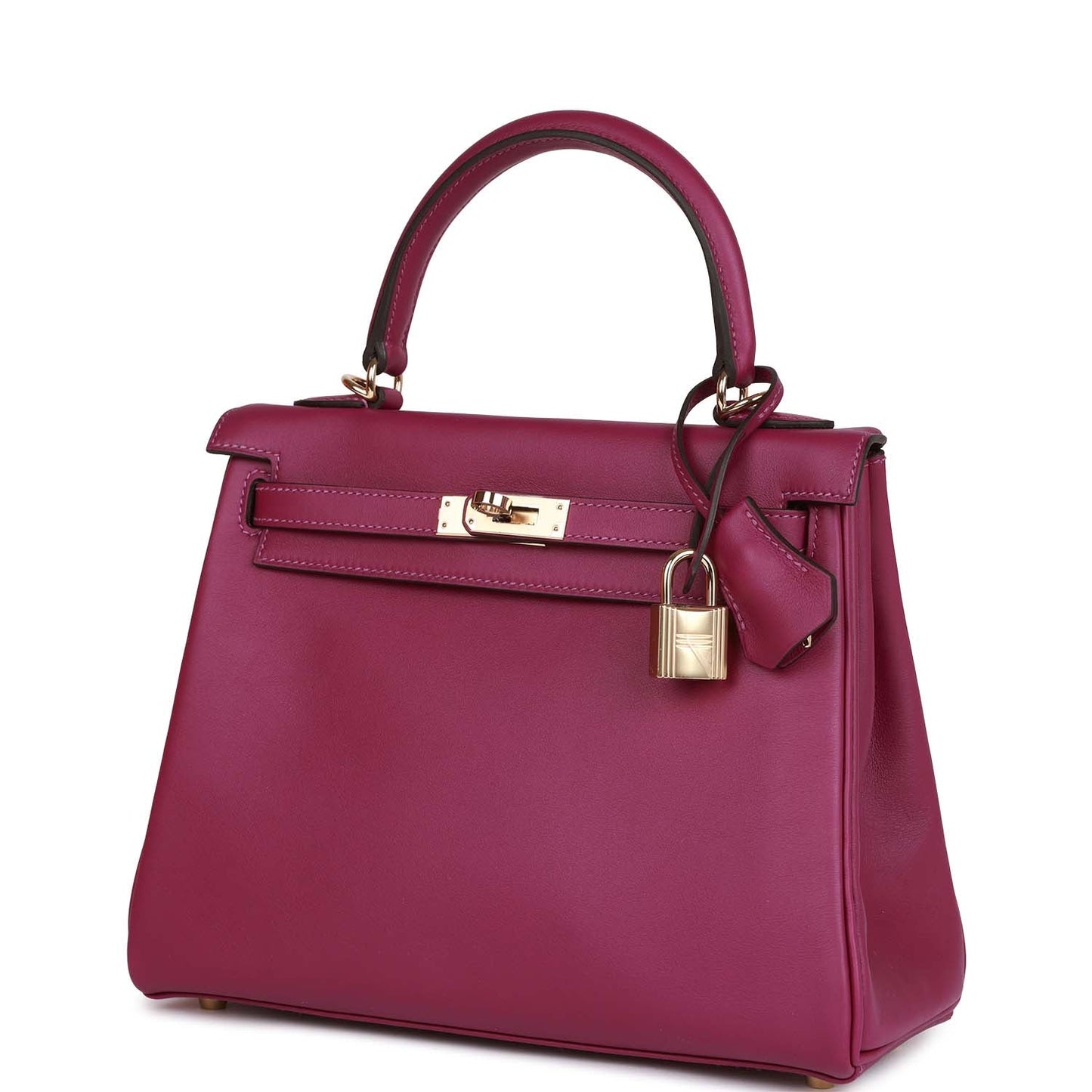 Luxury Hermes Kelly Retourne 25 Anemone Swift Permabrass Hardware
