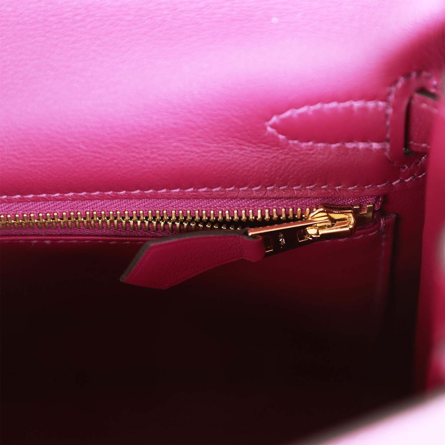 Luxury Hermes Kelly Retourne 25 Anemone Swift Permabrass Hardware